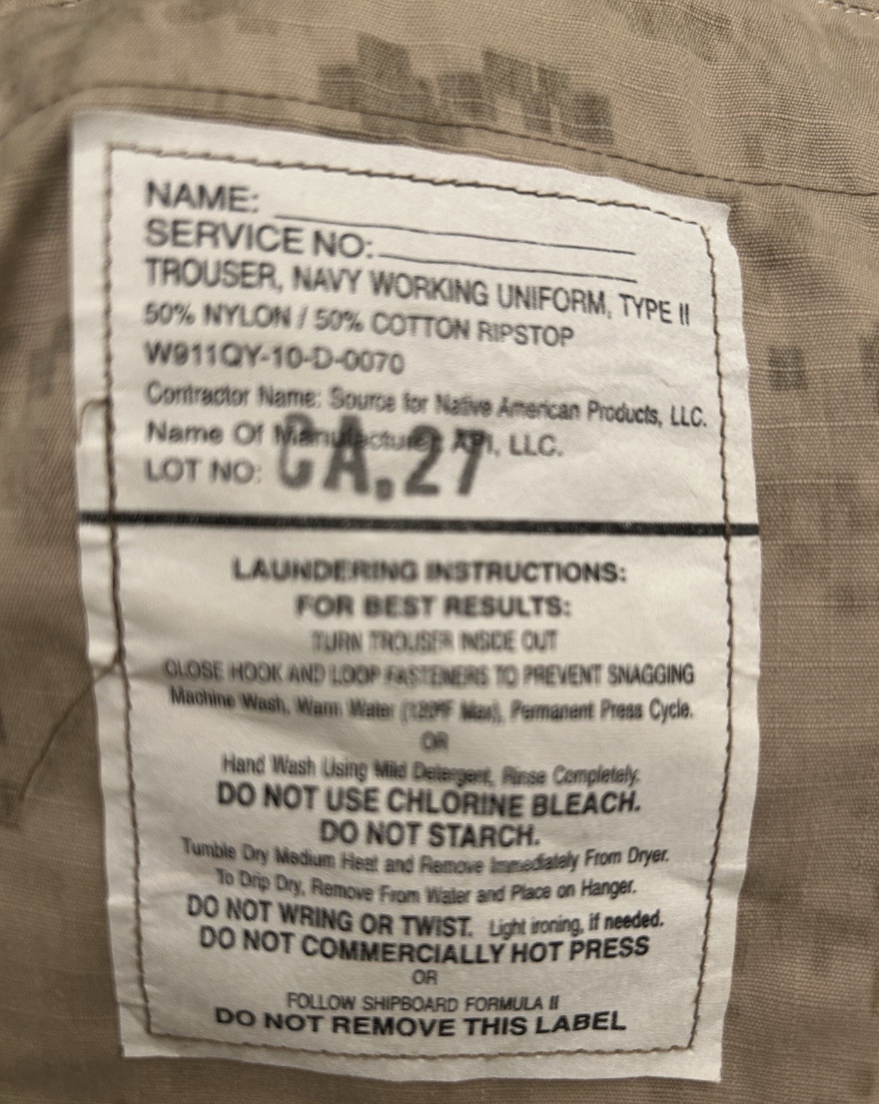 AOR1 NWU Type II Trousers Hunting Camping Camo