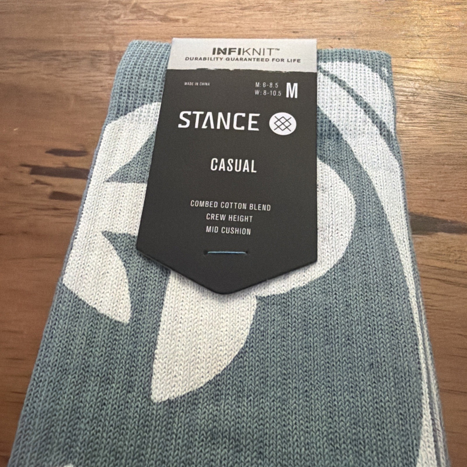 New Stance Medium Unisex Socks Casual Infiniknit