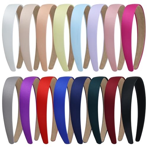 16 Pack Multicolor Satin Cloth Fabric 1 Count (Pack of 16) Multicolor C