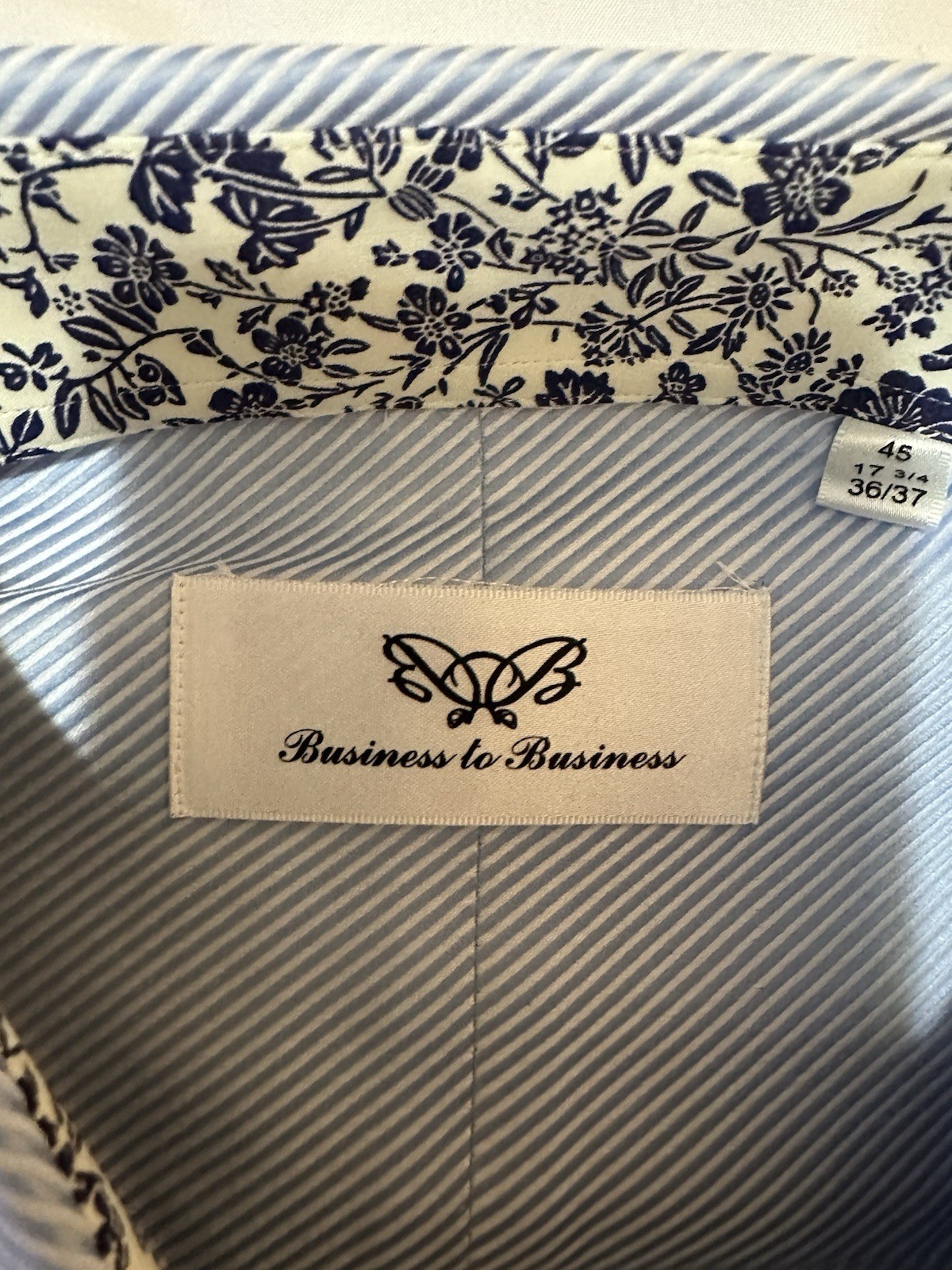 NWOTs Business to Business Men’s Long Sleeved Business Shirt 49-17 3/4-36/37 XL