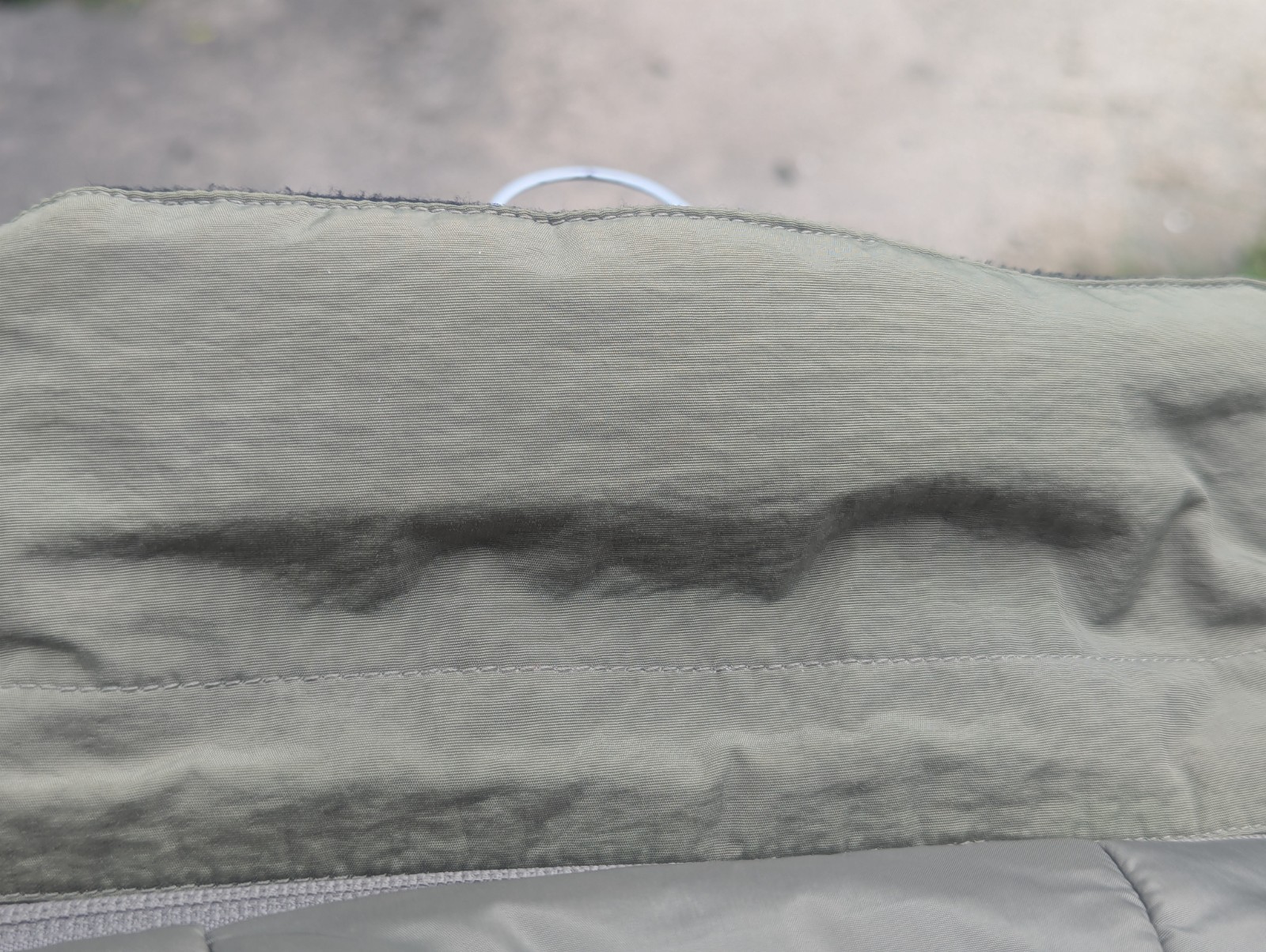 LL Bean Mens XL Primaloft Ski Jacket Hooded Insulated Coat Olive Green Pockets
