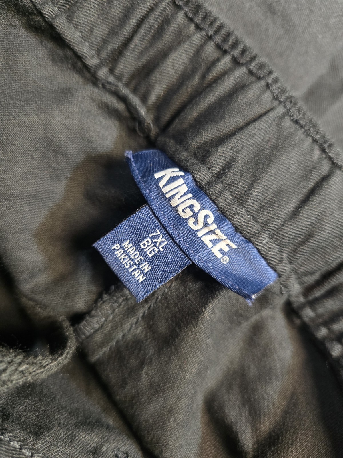 Boulder Creek by KingSize Men’s Big & Tall 8″ Full Elastic Waist Cargo 7XL