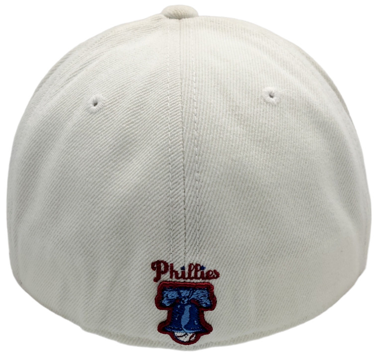 Philadelphia Phillies Fitted Hat 1981 Logo 2-Tone White/Maroon