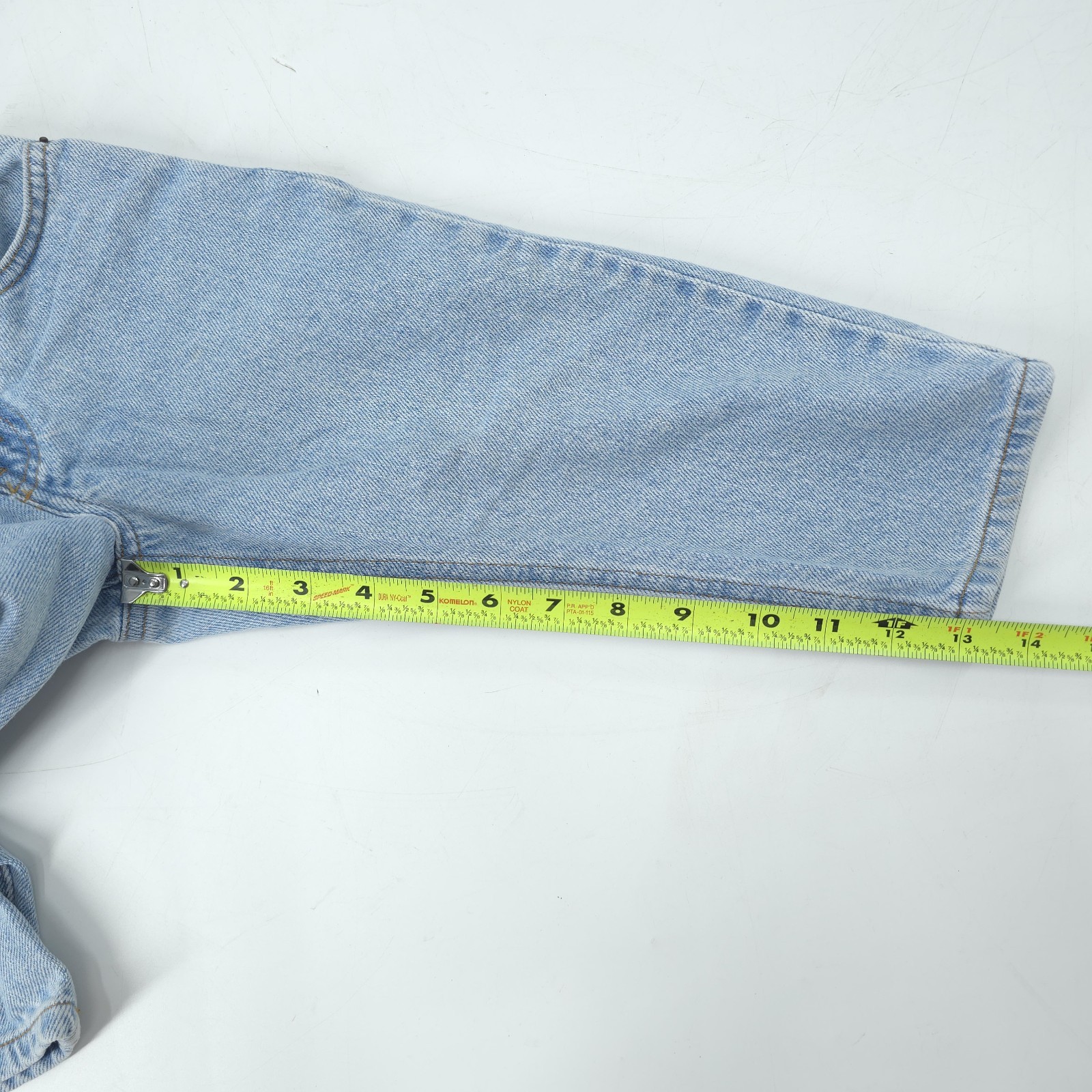 Vintage Little Levis 566 Loose Fit Jeans 4T Blue Light Wash Made In USA 90s