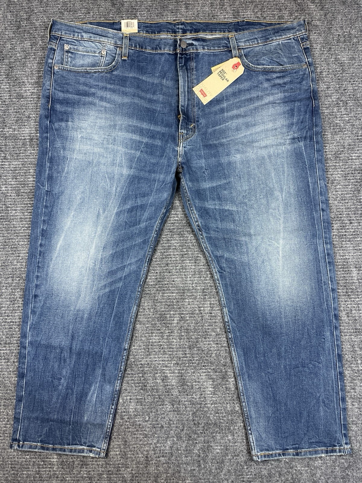 Levi’s 502 Men’s size 48×28 Big & Tall Regular Taper Fit Blue Jeans NEW NWT