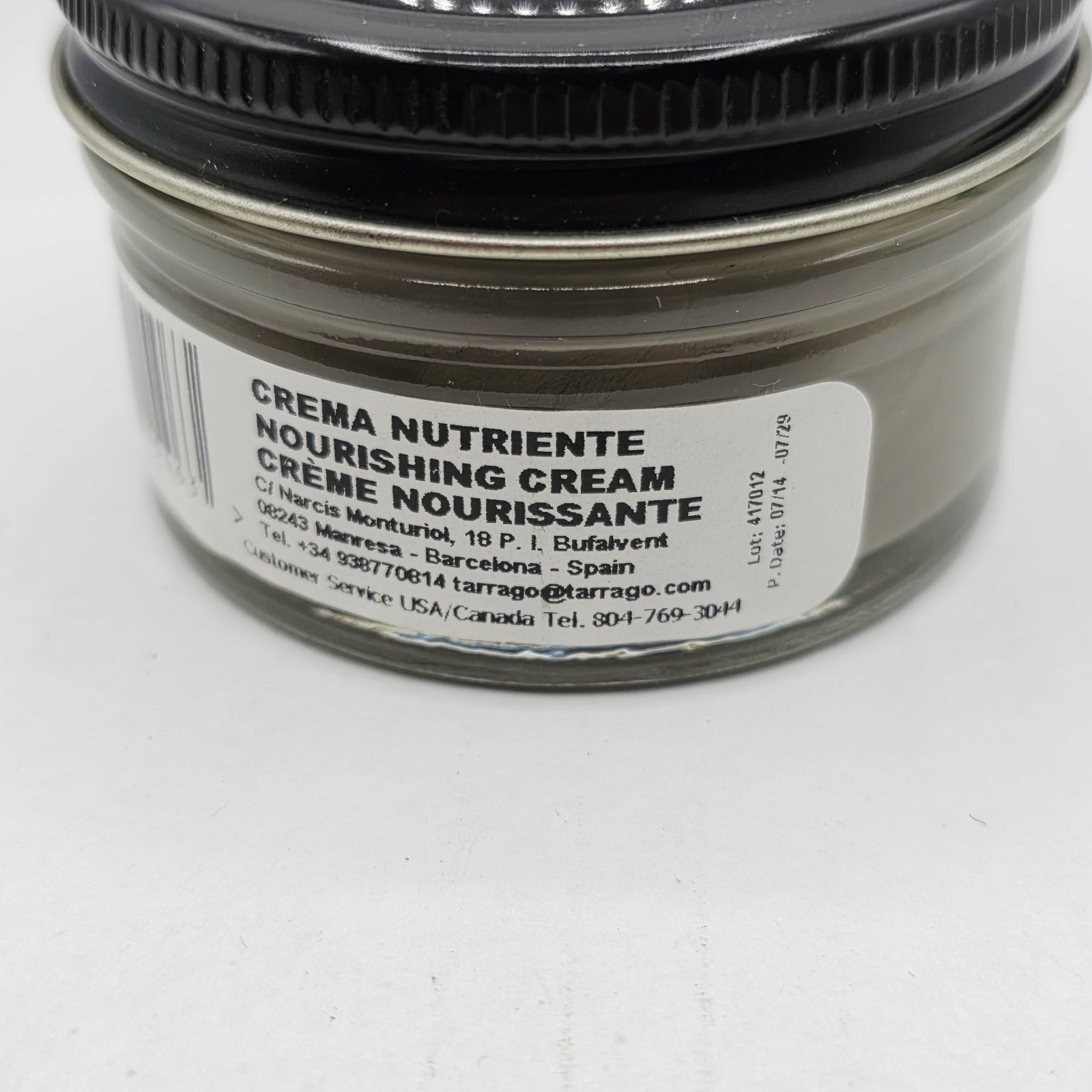 Tarrago Shoe Polish # 46 Taupe Gray Cream Leather Protector 1.76 oz. 50ml Boot