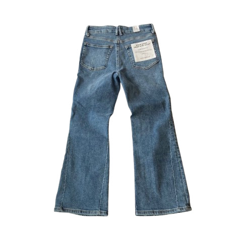Good American Good Legs Crop Mini Boot Jeans Skinny Fit Womens 4 Indigo 917 NWT