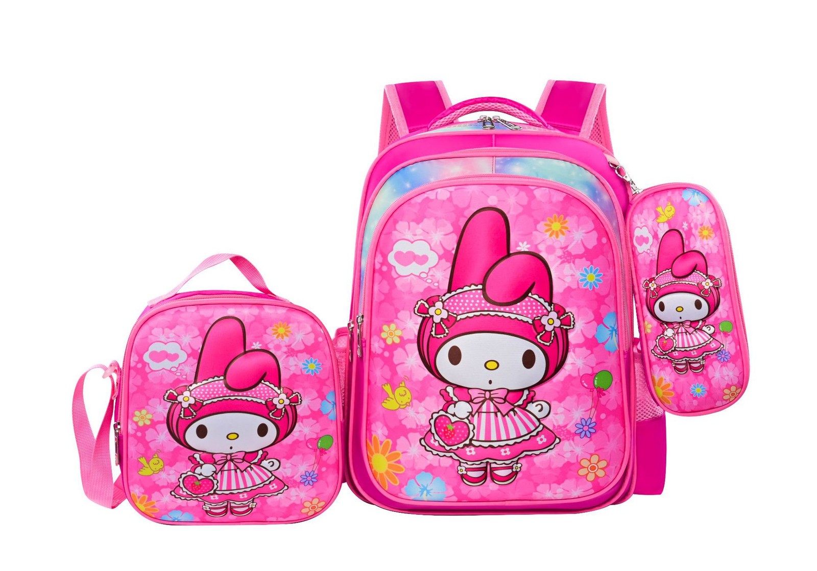 Cartoon Sofia- &KITTYThe First School Bag Backpack For Kids Girls/boys Lunch Bag