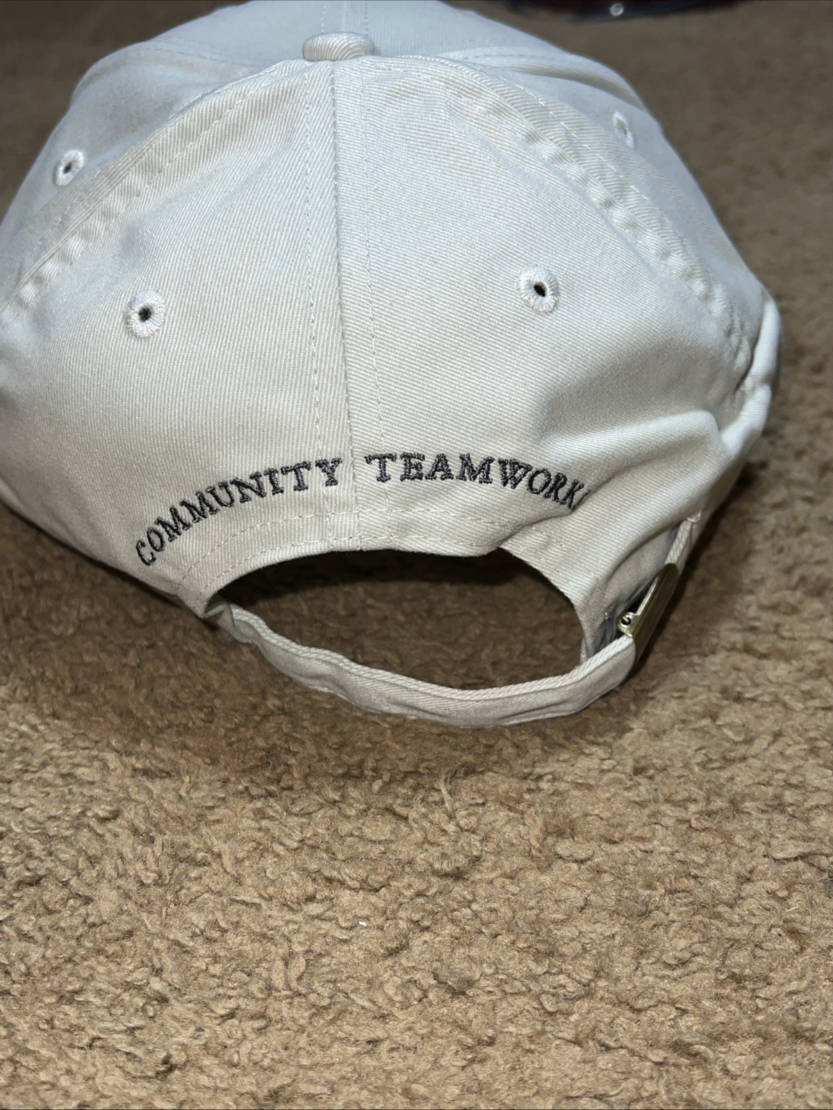 VINTAGE Goldman Sachs Baseball Hat Cap, NEW, Tan, Community Teamwork! Unused!