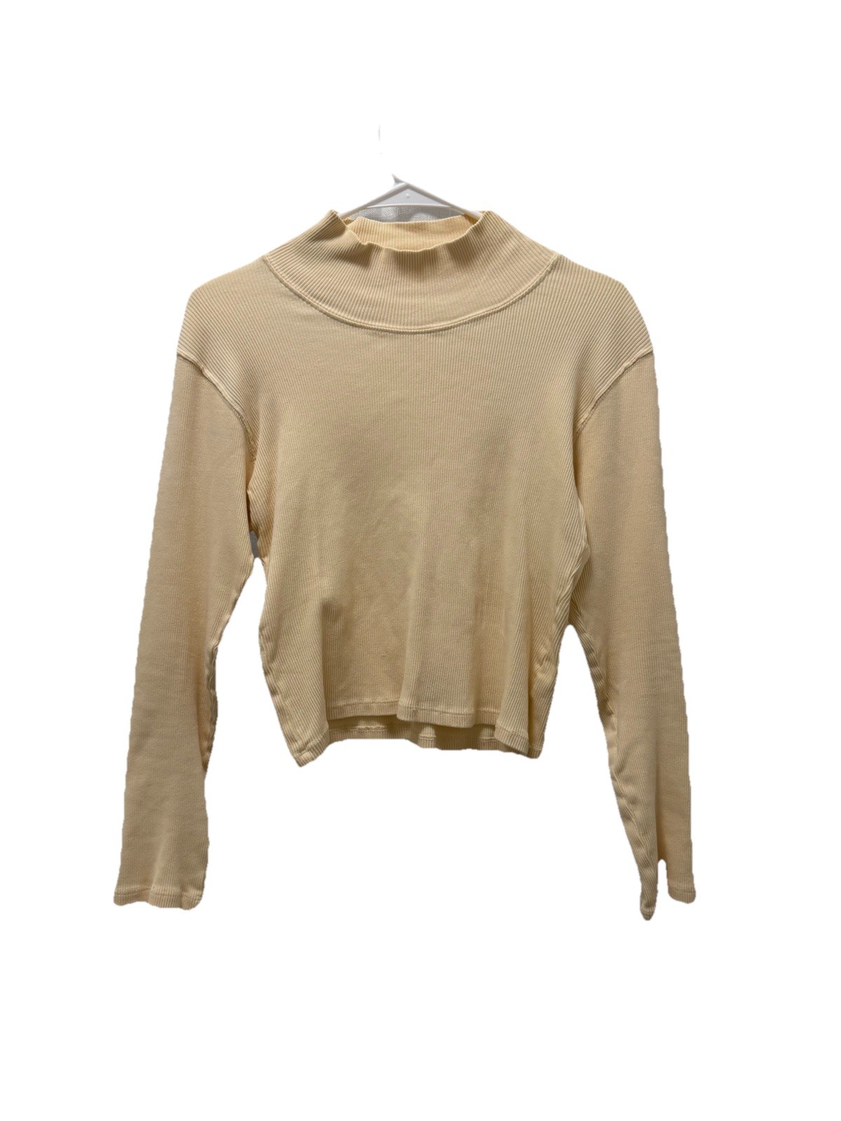 Big Bud Press Ribbed Turtleneck Off-White Cotton Blend “Many Colors” Size M