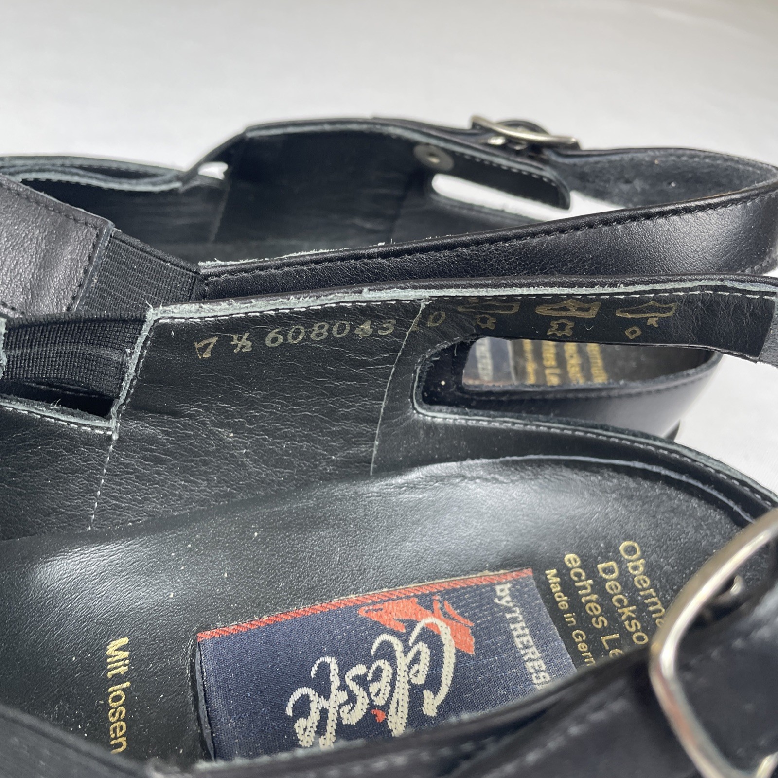 Celeste By THERESIA (Made GERMANY) Slingback Woven Sandals Shoes Size 10 W
