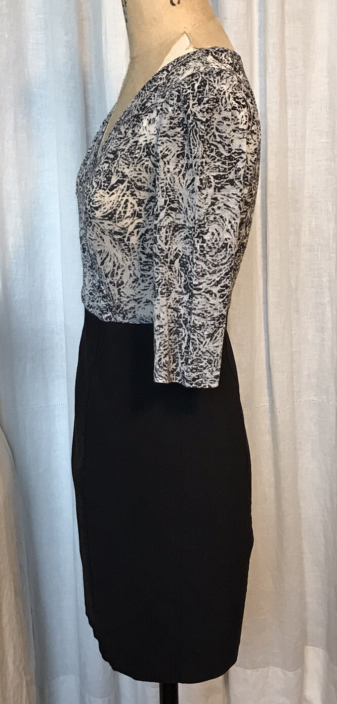 Express Womens Mesh Top Solid Skirt Dress Sz M pre-owned