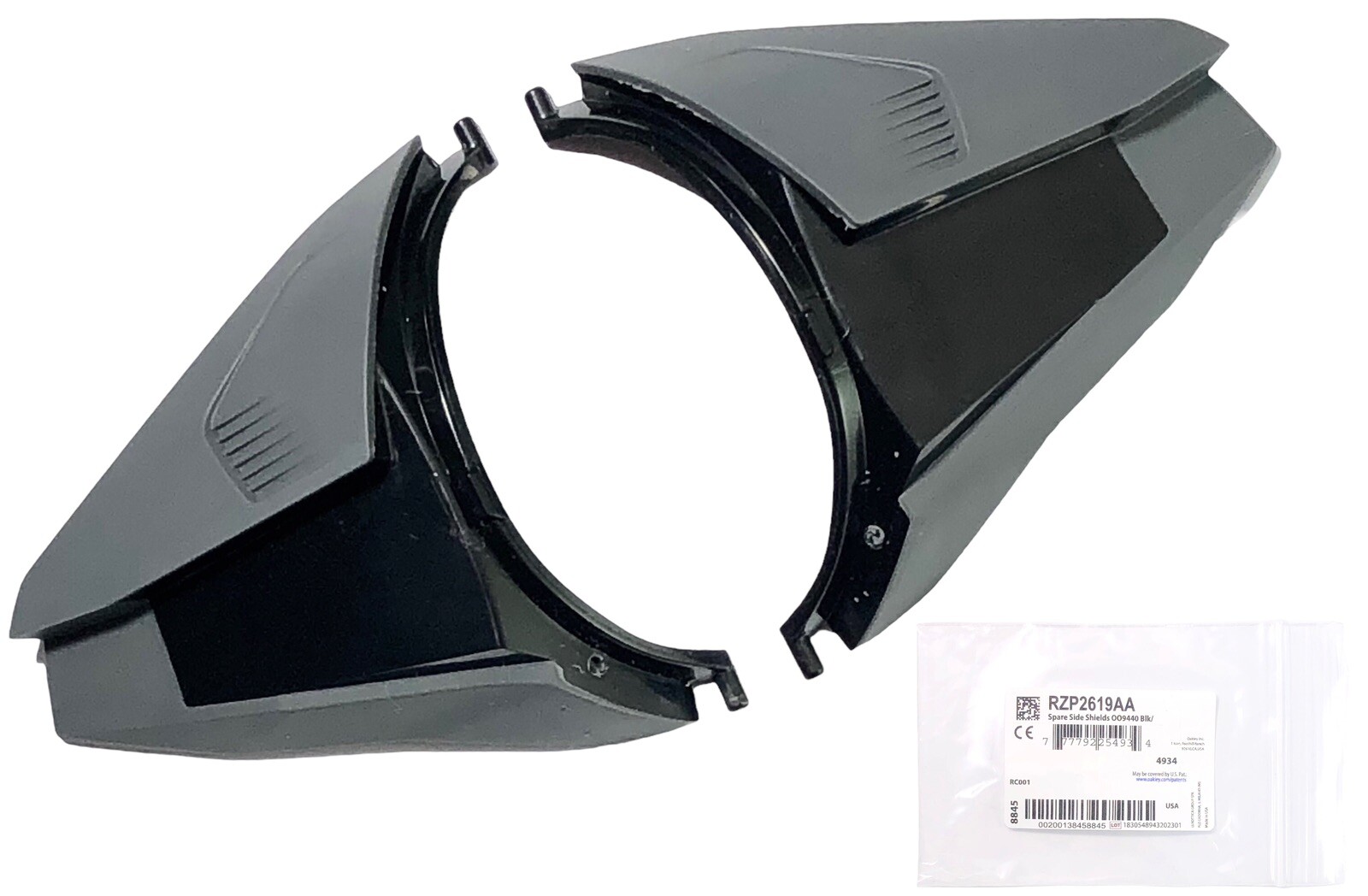 Oakley Clifden OO9440 Black Gray Protective Replacement Side Shields MADE IN USA