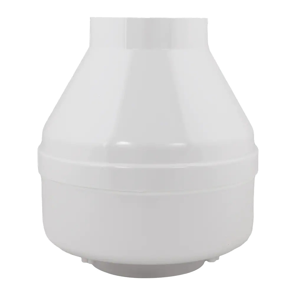 RadonAway 4-in dia 126 CFM Plastic Centrifugal radon mitigation fan|16385