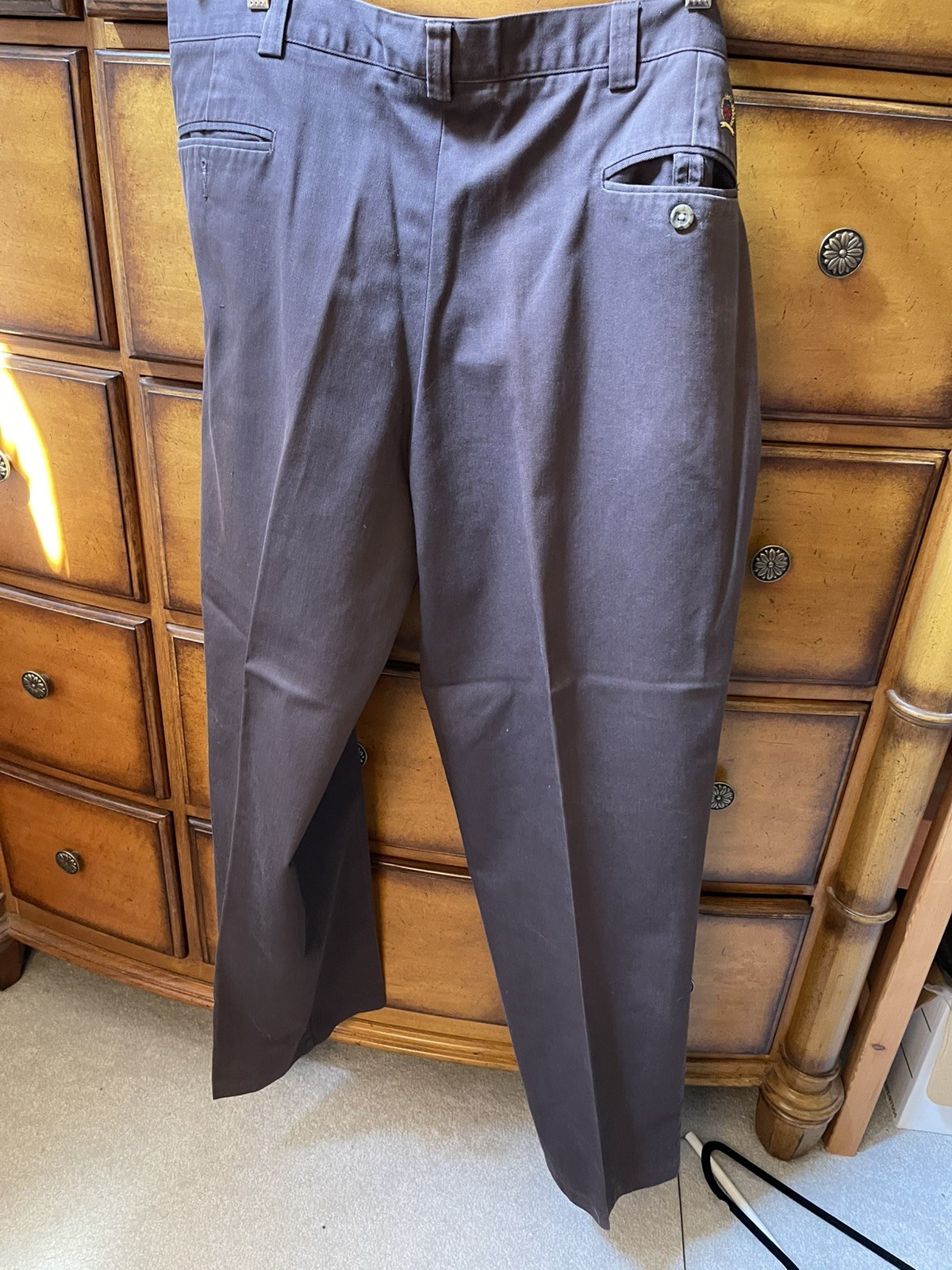 Tommy Hilfiger Men’s Straight Fit Pants 42×32