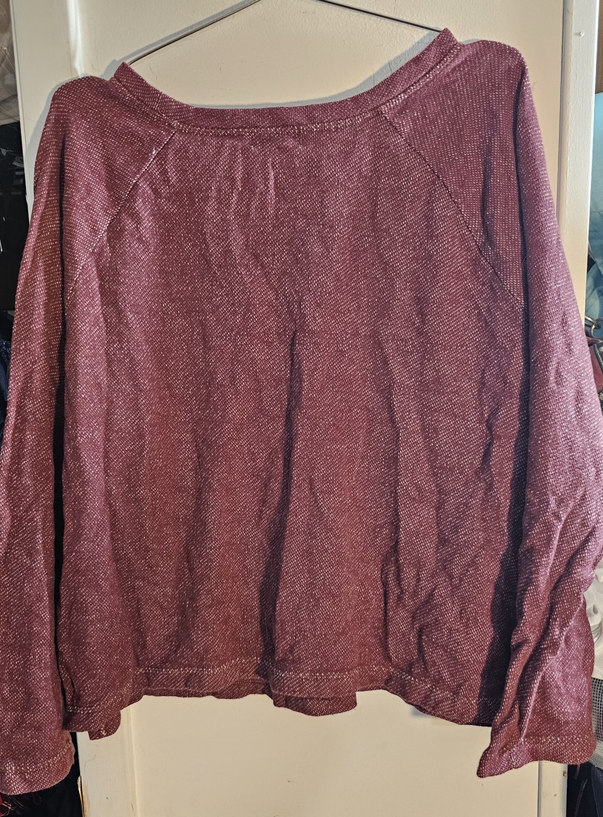 Old Navy Maroon Light Sweatshirt XL