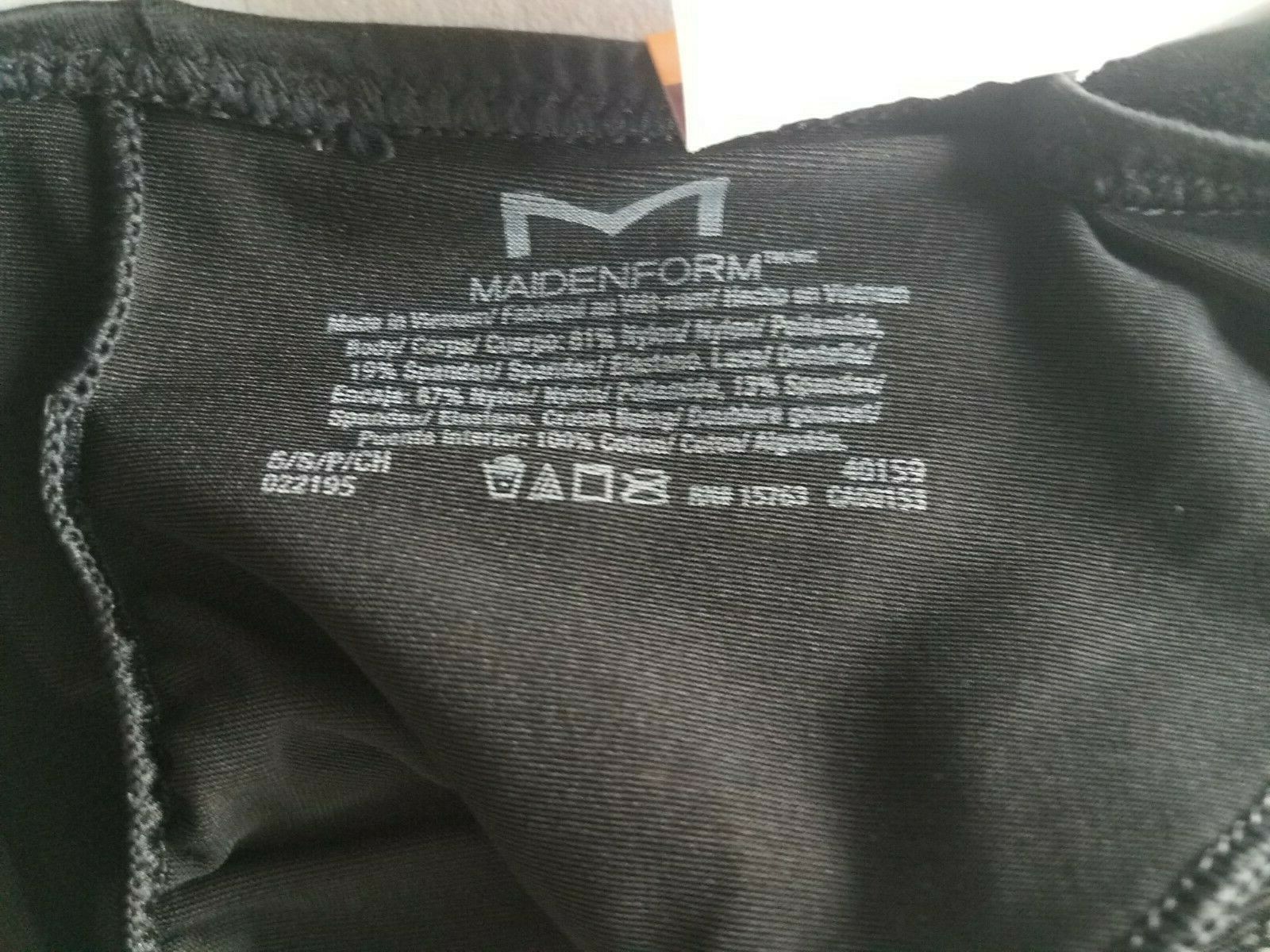 Maidenform Women’s Comfort Devotion Lace Back Tanga Underwear Black Small (5)