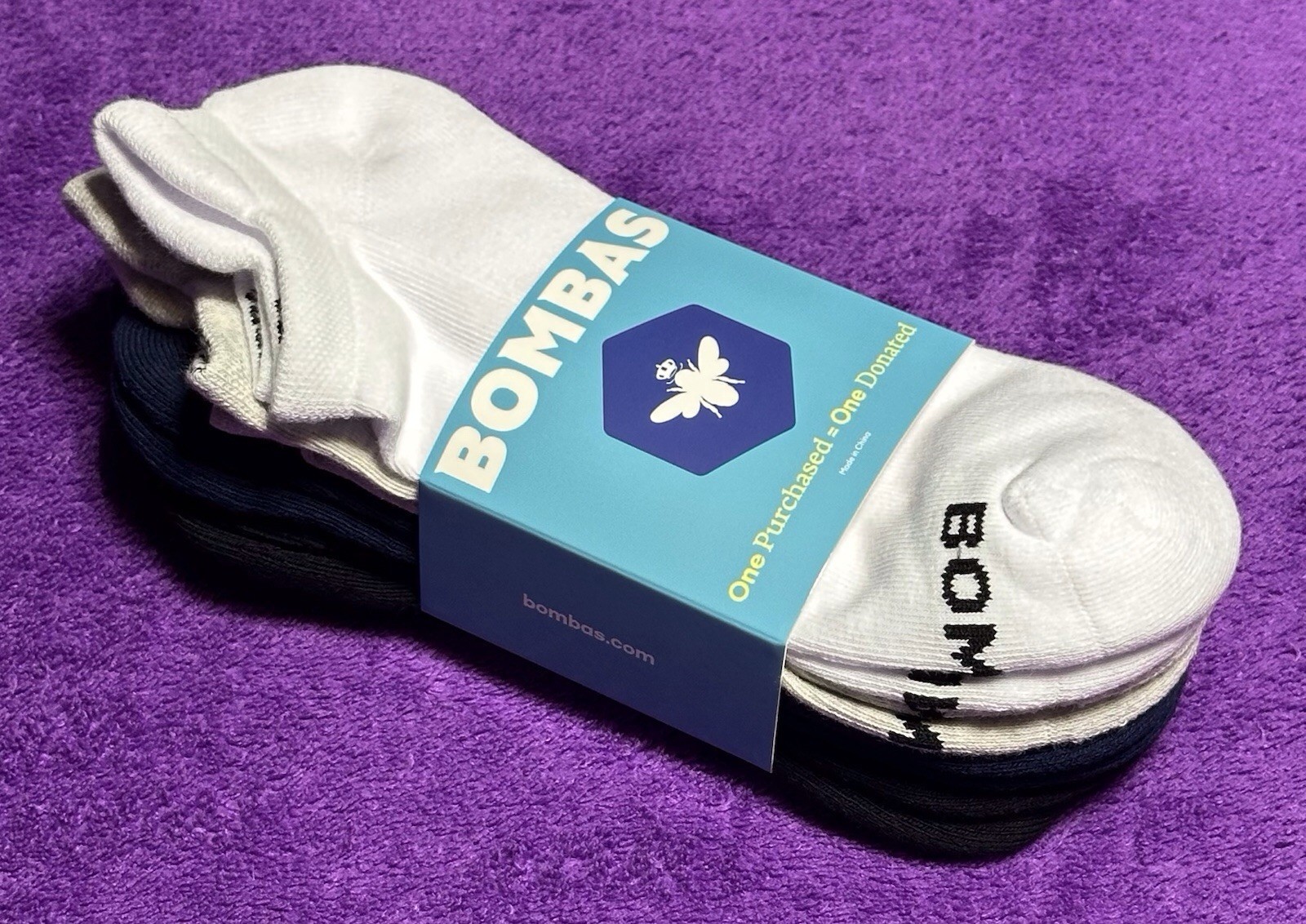 Bombas 4-Pack Ankle Socks Size Large Brand New Unisex Multicolor 4-Pairs