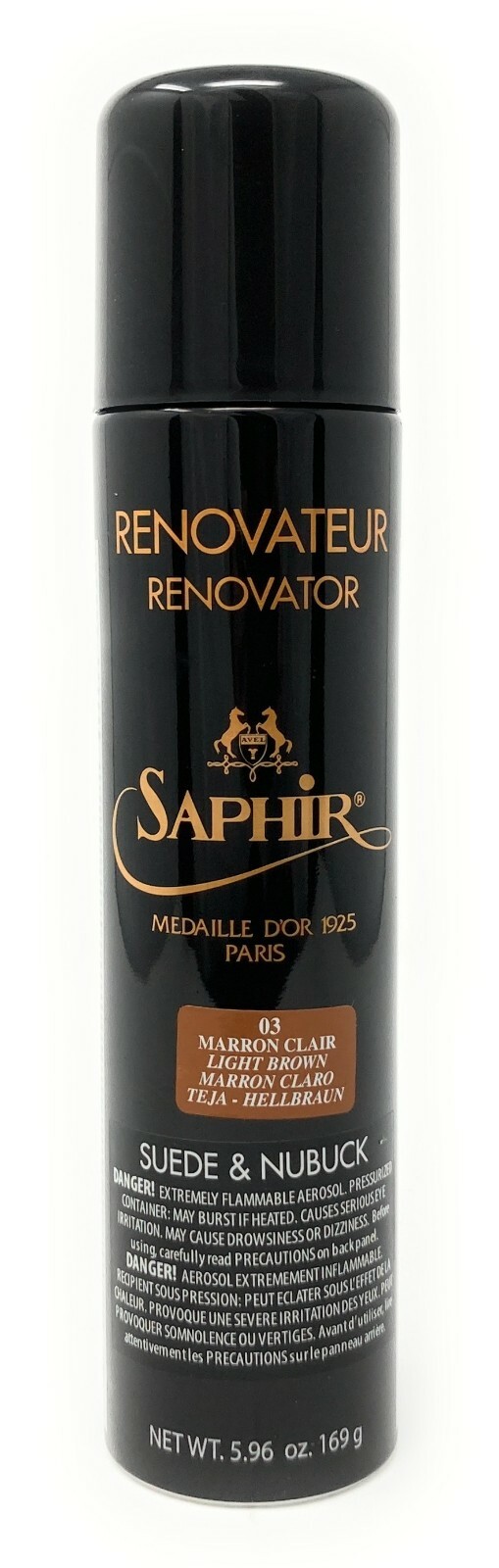 Saphir Medaille d’Or Nubuck, Suede Renovateur – Light Brown – Made in France