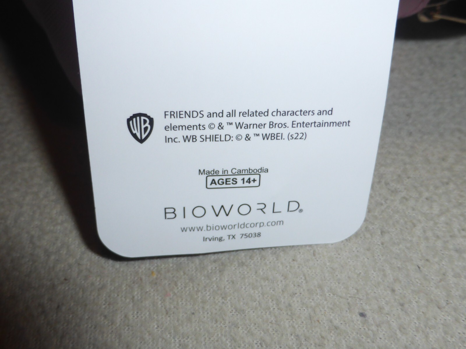 NEW CENTRAL PERK MINI BACKPACK FRIENDS BIOWORLD CHANDLER RACHEL PHOEBE JOEY NWT