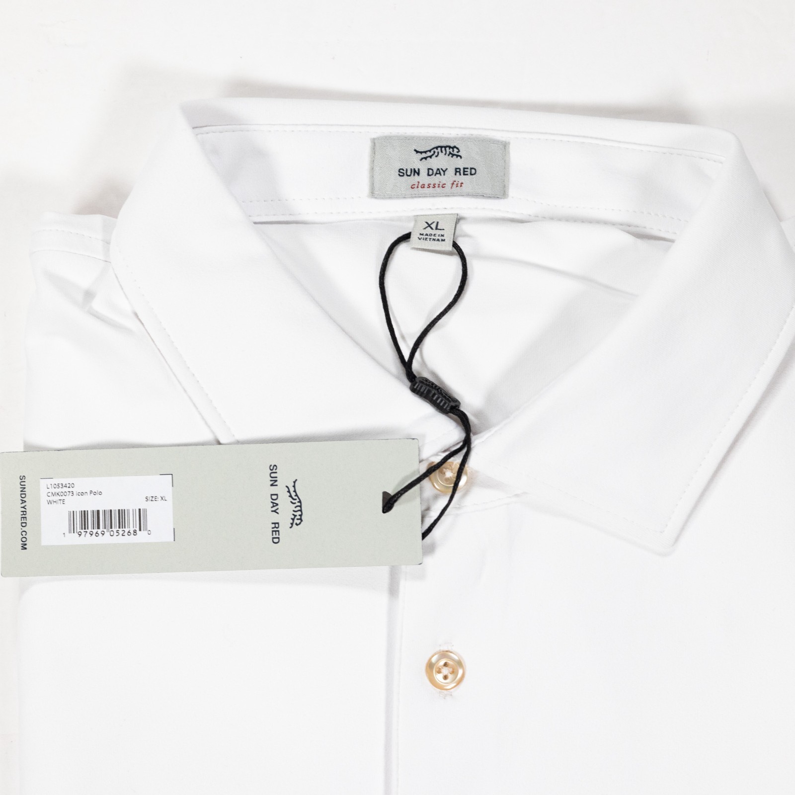 Sun Day Red XL NWT 4 Pack Polo Bundle Porcelain Denim White Stripe Golf Shirts