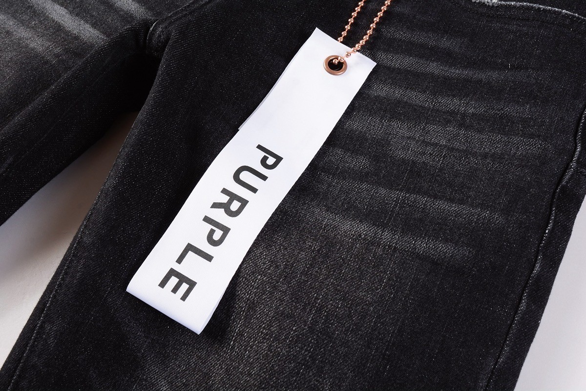 2026 New purple brand men’s personality Fashion Slim Fit Jeans