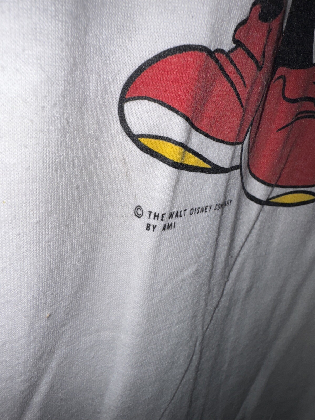 Vintage 1980s Mickey Mouse Allison T-Shirt Large Walt Disney Company AMI