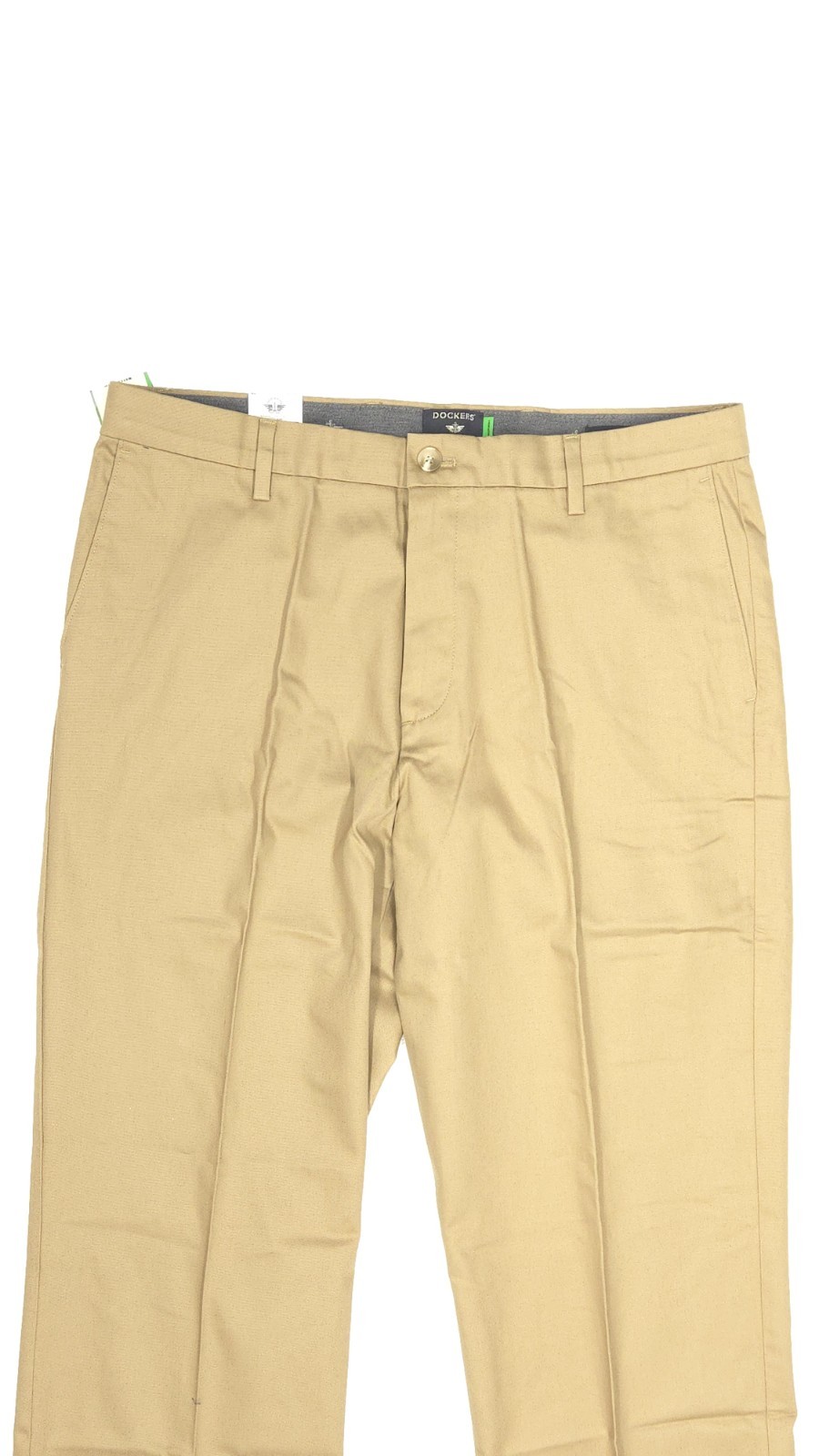 Dockers Pants Mens 36×34 Khaki Signature Iron Free Classic Fit Stretch New