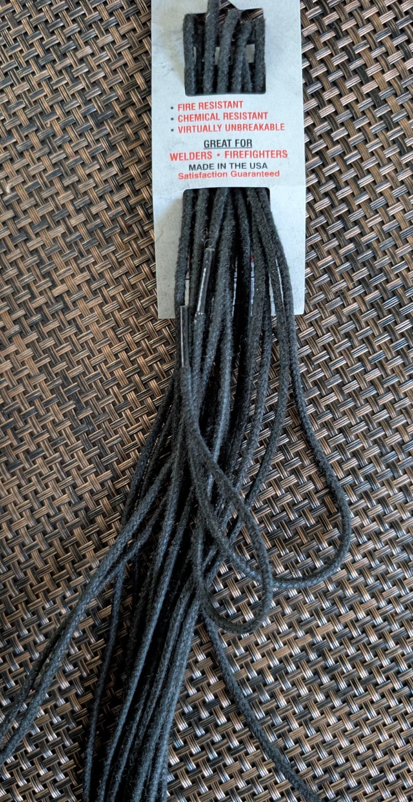 KG’s Boot Guard EXTREM made with kevlar Heavy Duty Chemical Fire Re Boot Laces