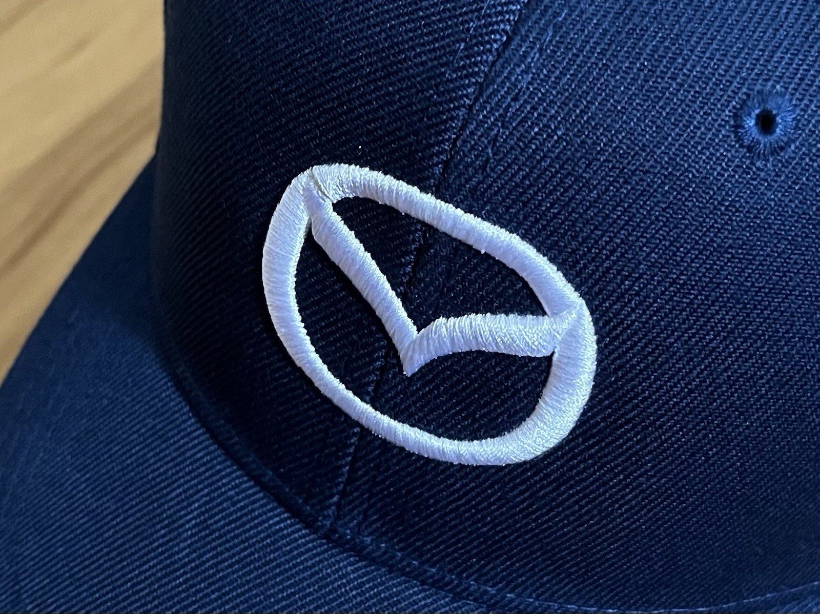 Auto MAZDA Symbol Gray Baseball Cap. *** A hat worth more than its price.