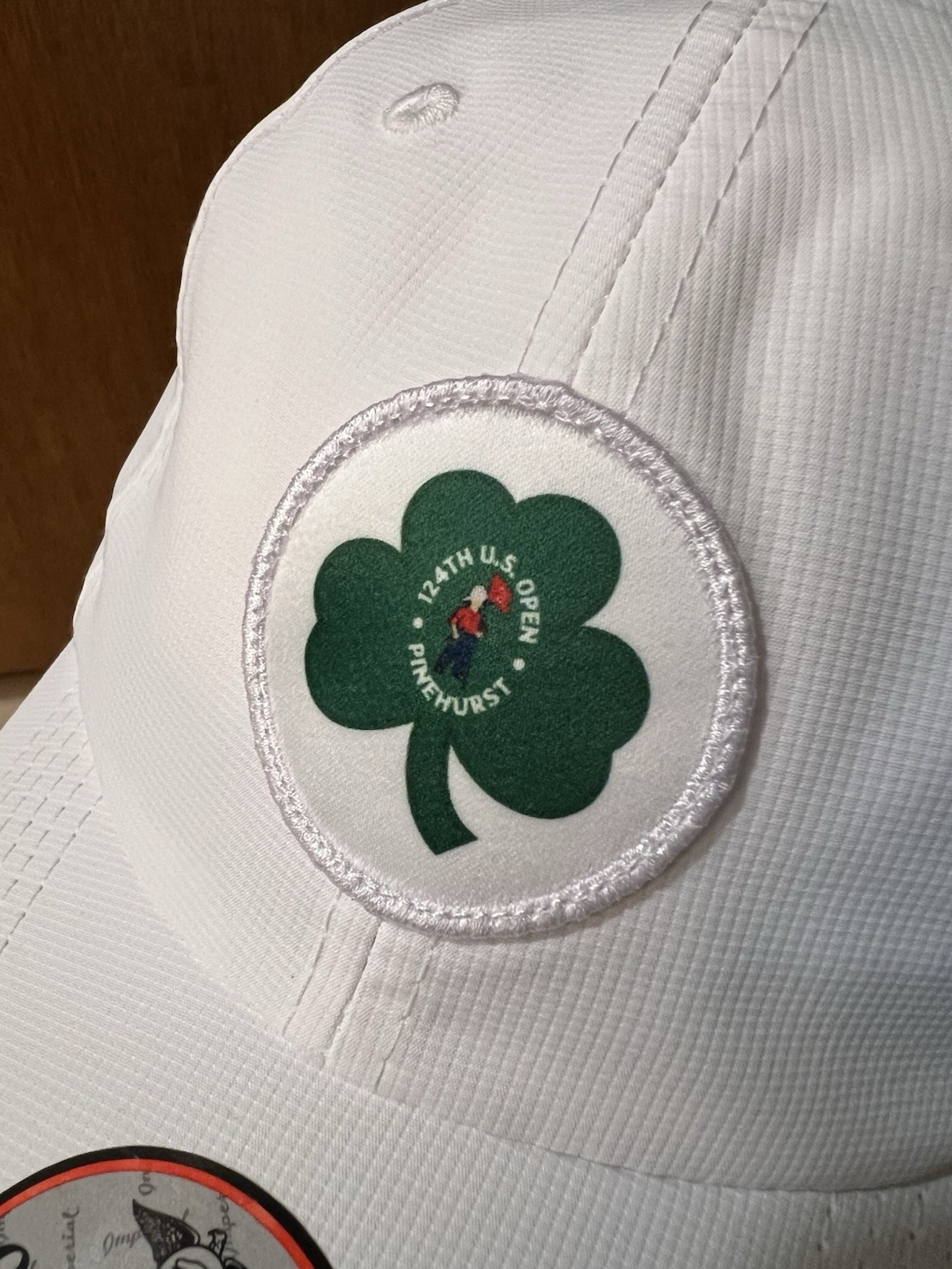 Imperial White 124th US Open Pinehurst Clover True Fit UPF 50+ Golf Hat Womens