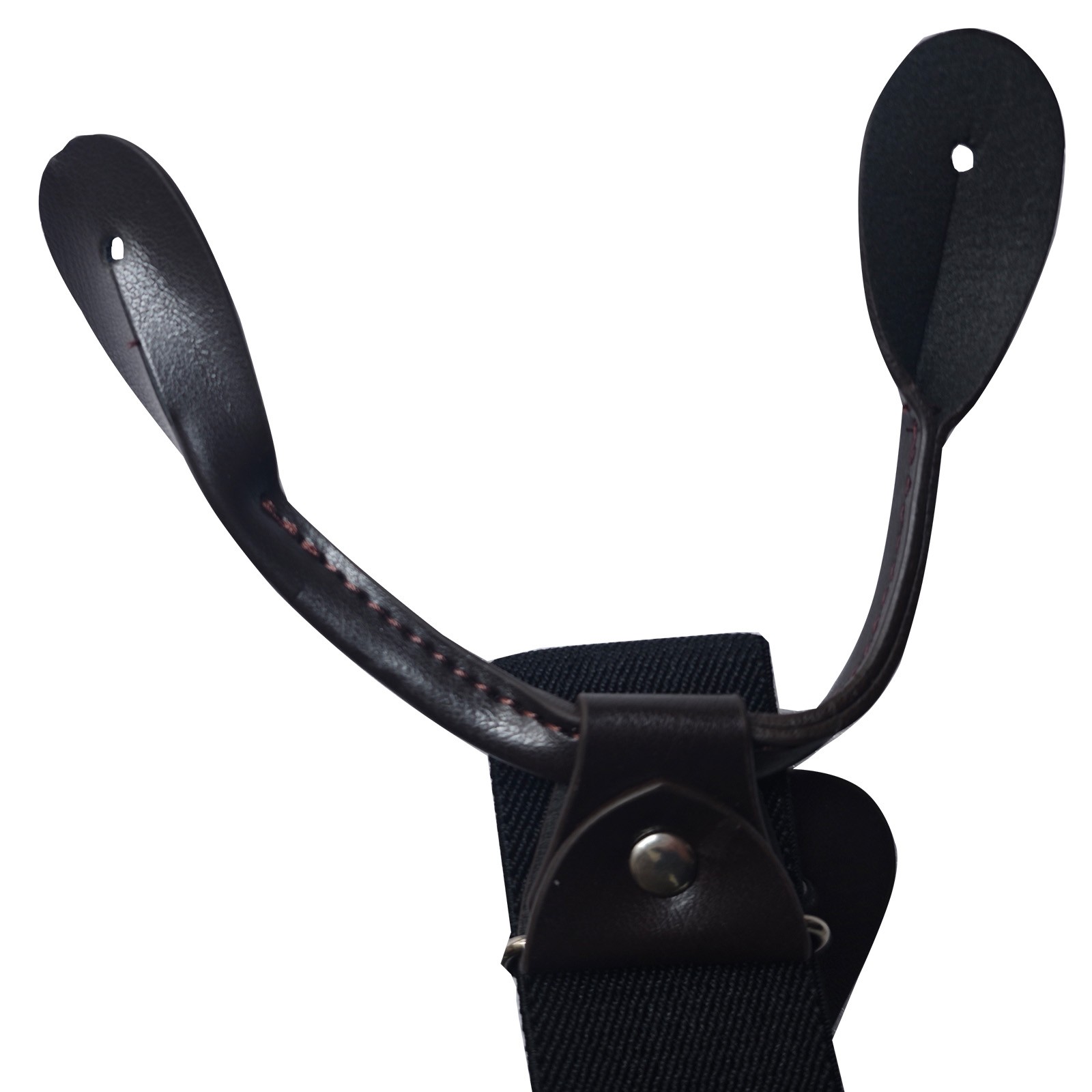 Brand New 1 pcs Black Button Holes Link Men’s Suspender 620mm-1100mm Adjustable
