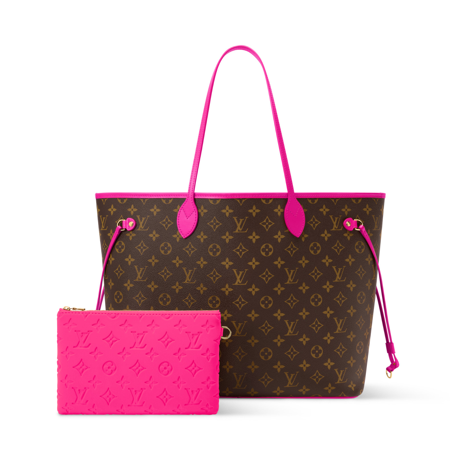 Louis Vuitton Hawaii Neverfull GM Monogram Hot Pink Shoulder Bag Tote LTD Maui
