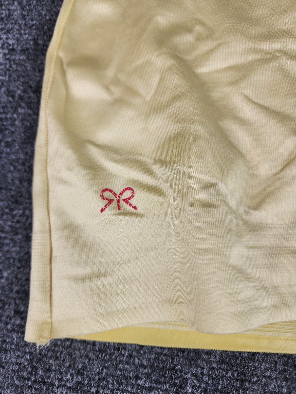 Ruby Ribbon Lace Cami Canary Yellow color Style 3024 Size 36 Show EUC