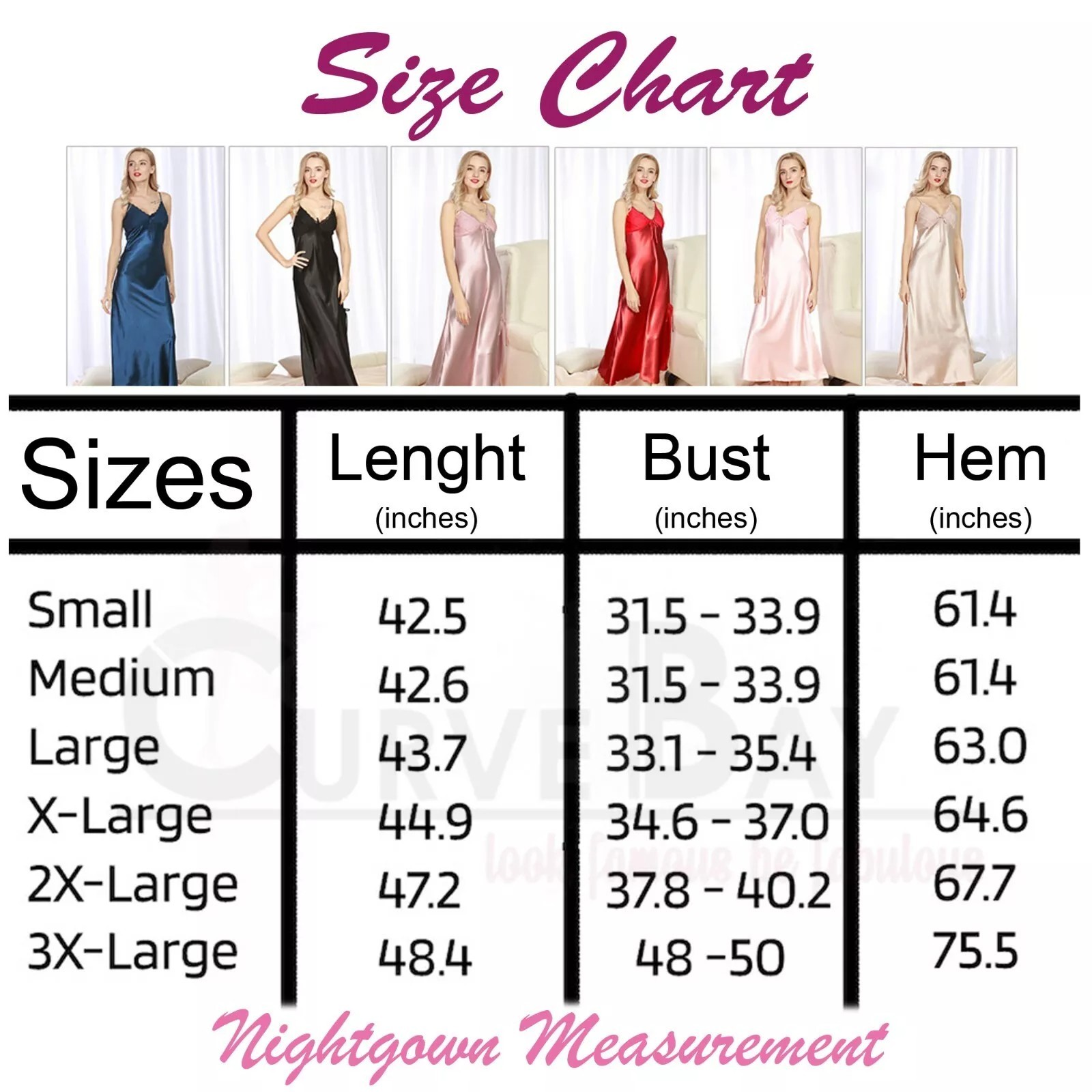 Women’s Satin Silk Robe Dress Sleepwear Lingerie Long Nightdress Nightgown