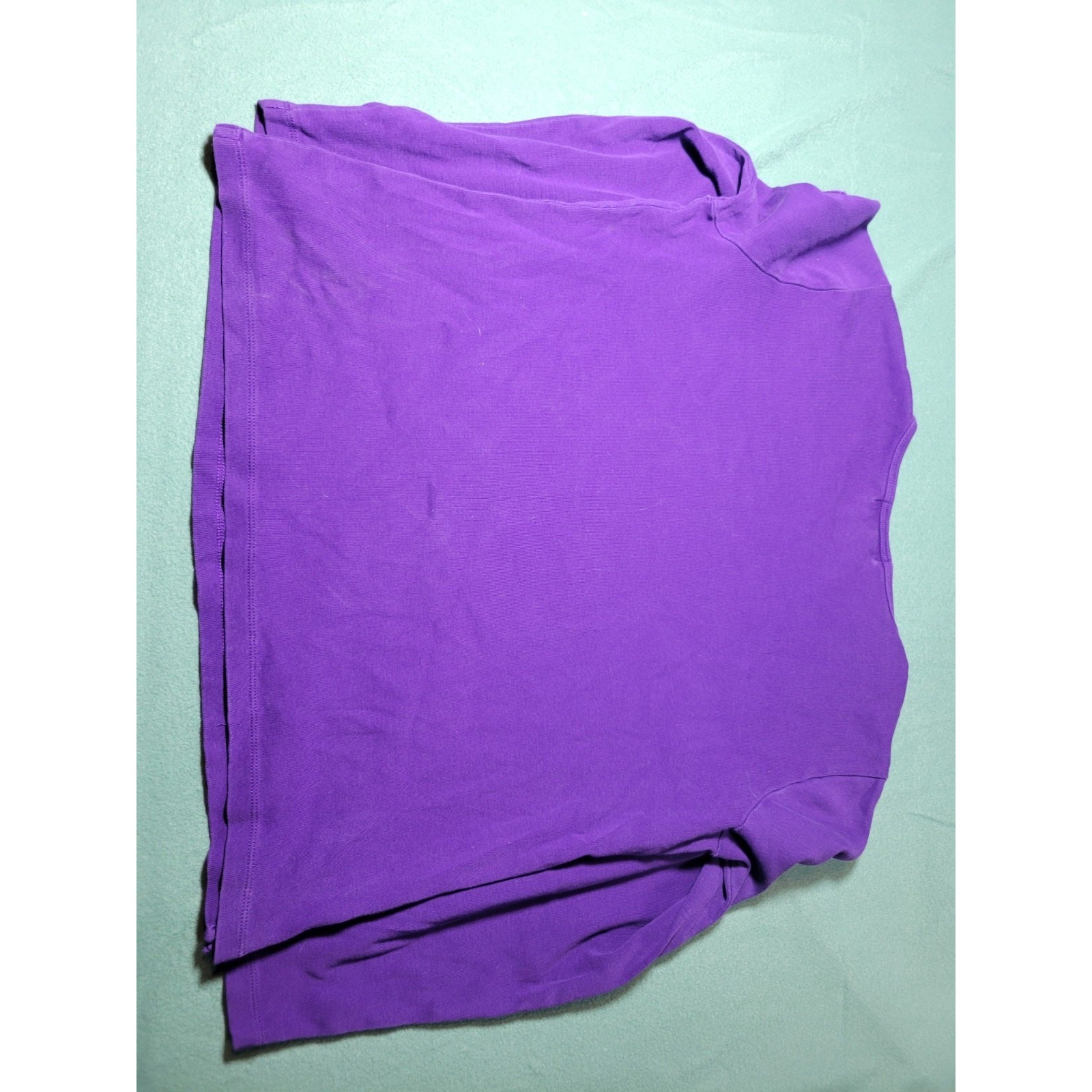 LAUREN RALPH LAUREN LONG SLEEVE PULLOVER SHIRT WITH ARM POCKET SZ L Purple