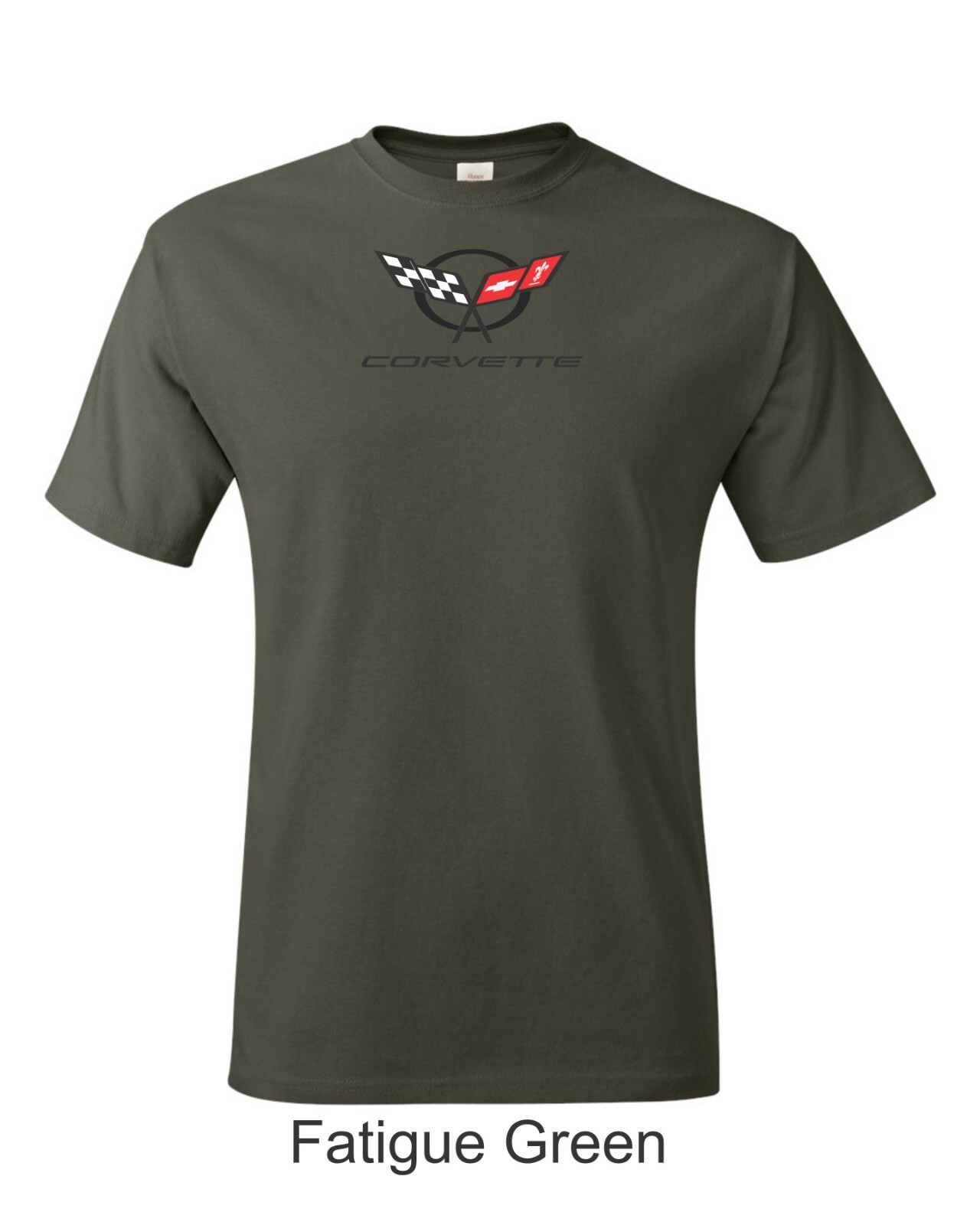 Vintage C5 Corvette Emblem Printed on Men’s Shirt. FREE SHIPPING !!!