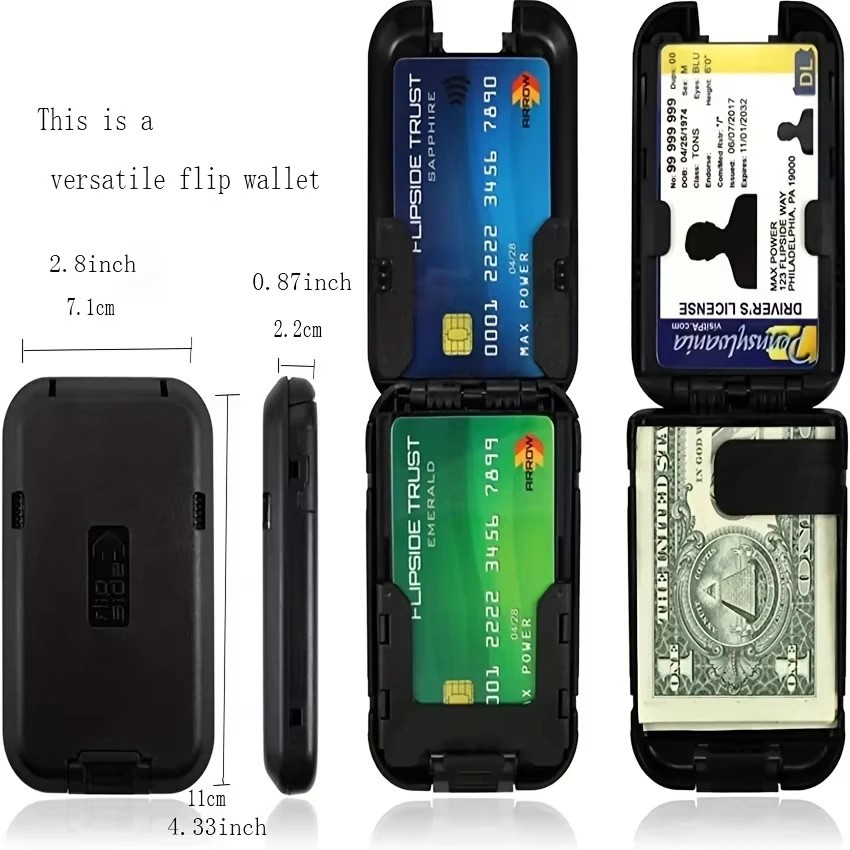 New Slim Mint Wallet Ultra-thin Rfid-blocking As-seen-on-tv Id Theft Protection