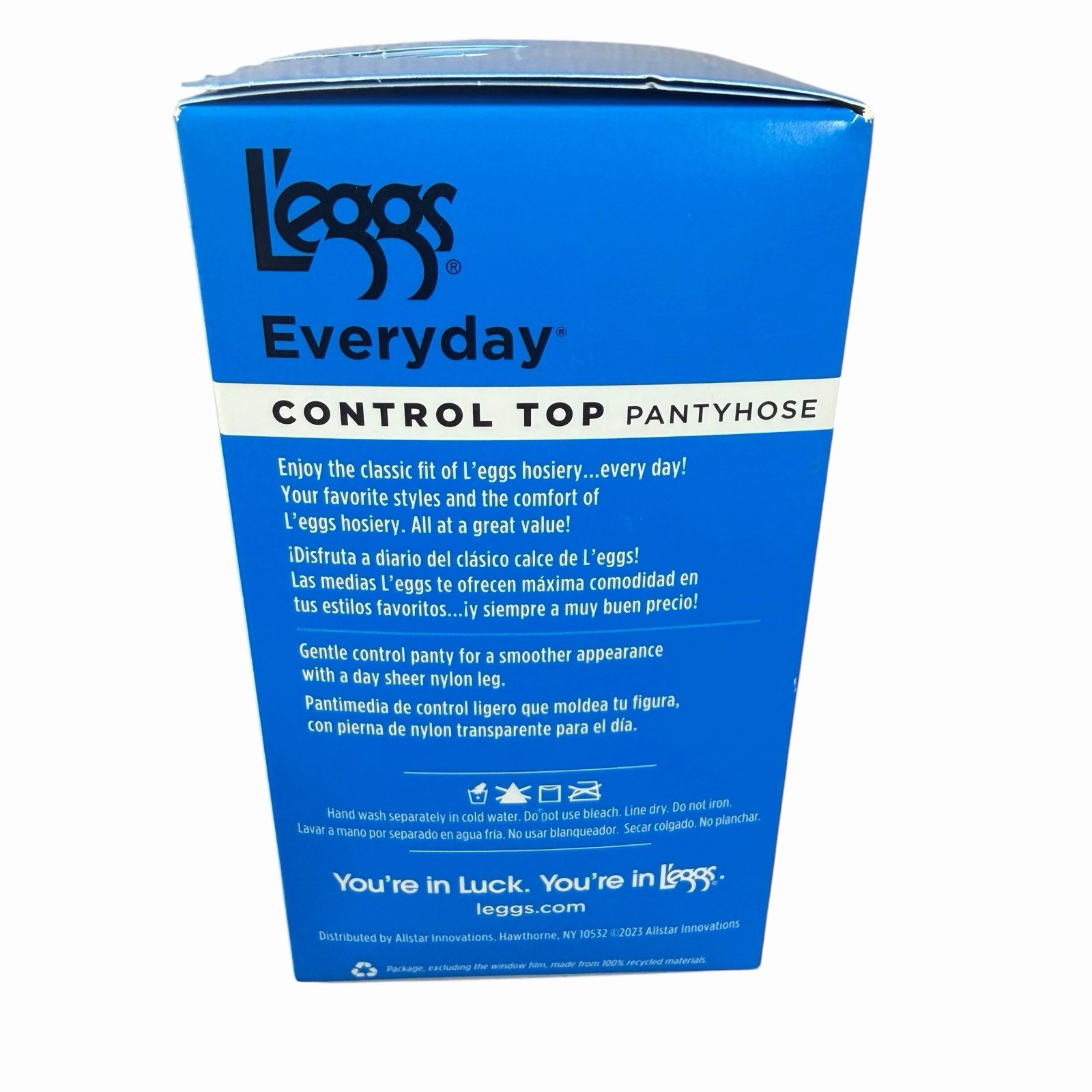 L’eggs Pantyhose Plus Size 2X Suntan Sheer Toe Everyday Control Top 3 Pair NEW