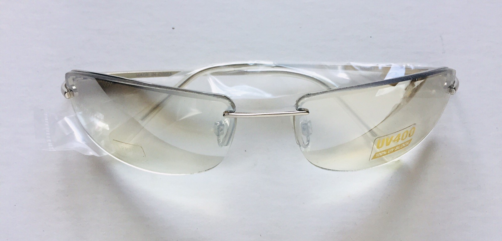 One SUNGLASSES UV400 100%UV Block Silver Metal Frame+Lens Different Color (M30)