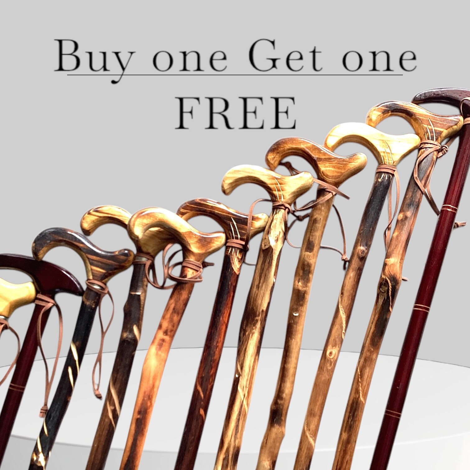 BOGO OFFER- Walking Stick Premium Exotic Wood Unique Vintage Style Cane Handmade
