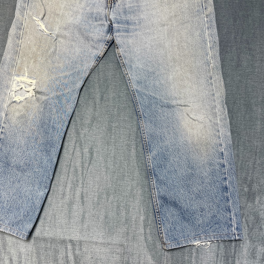 Levi’s Jeans Mens 34×29 Blue Denim Cotton Non Stretch 5 Pockets All Seasons