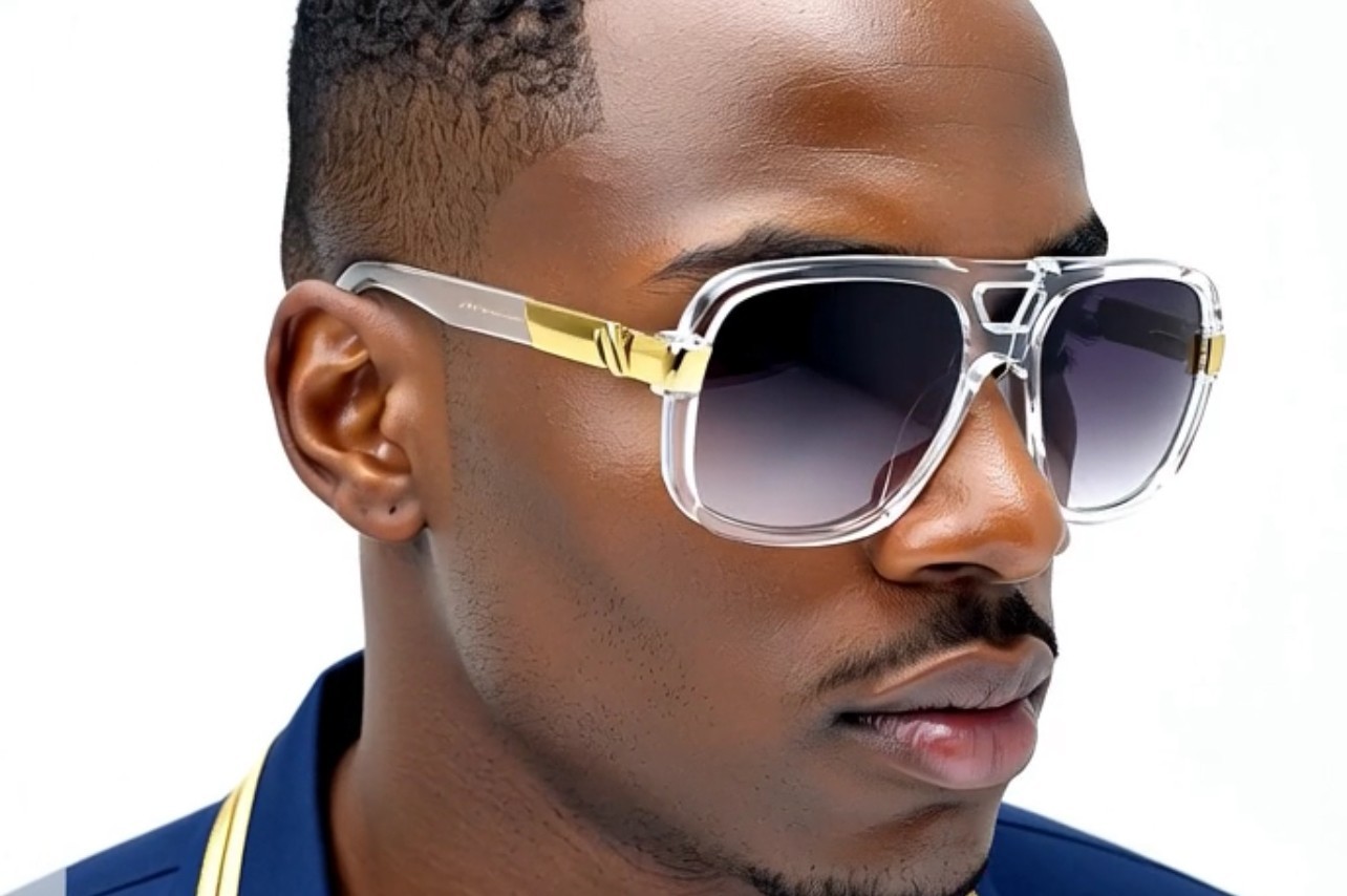 GAZELLE SWAG SQUARE HIP HOP AVIATOR SUNGLASSES OVERSIZED RETRO DESIGNER FASHION