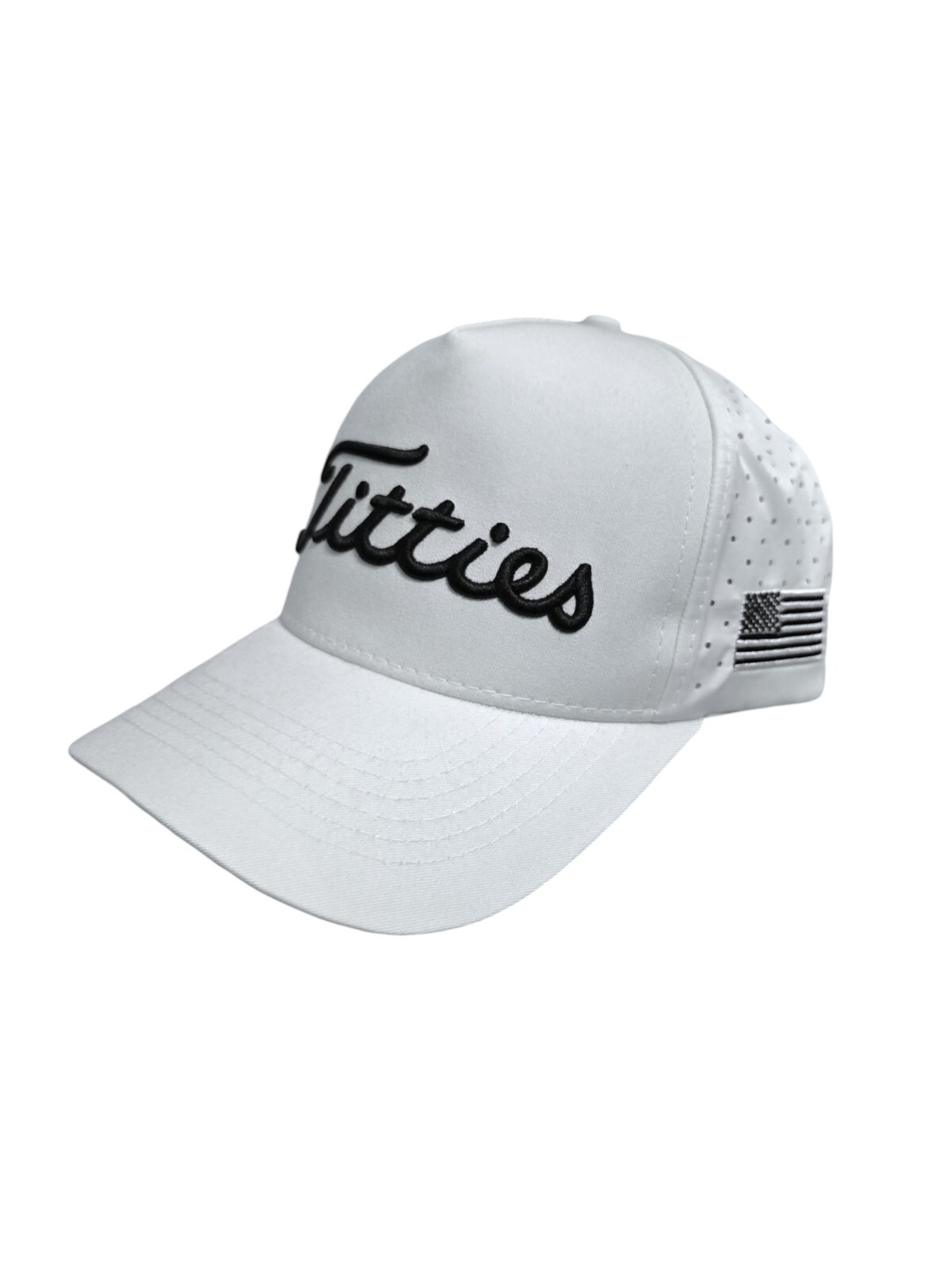 USA Titties Golf Snapback Mesh Trucker Hat Not Titleist Funny Golf Gift NEW