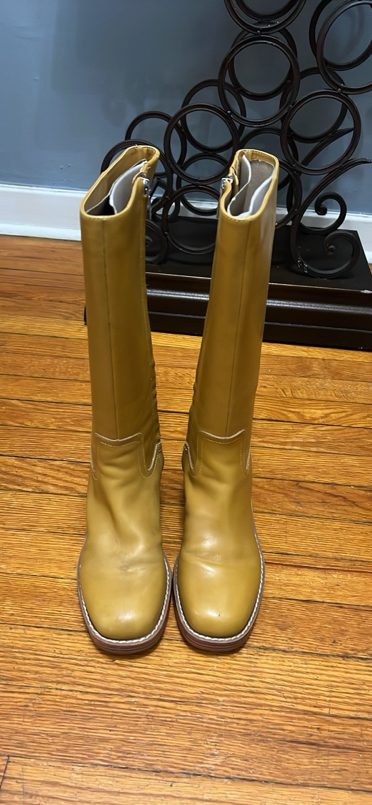 Nine West Women’s Tan Leather boots 7