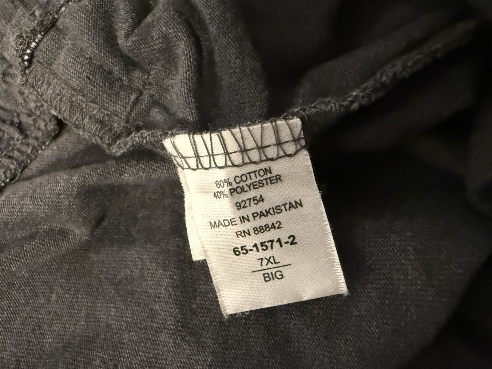 KingSize Men’s Shorts Size 7XL (56″ Waist) Elastic Waistband BIG & TALL Jersey