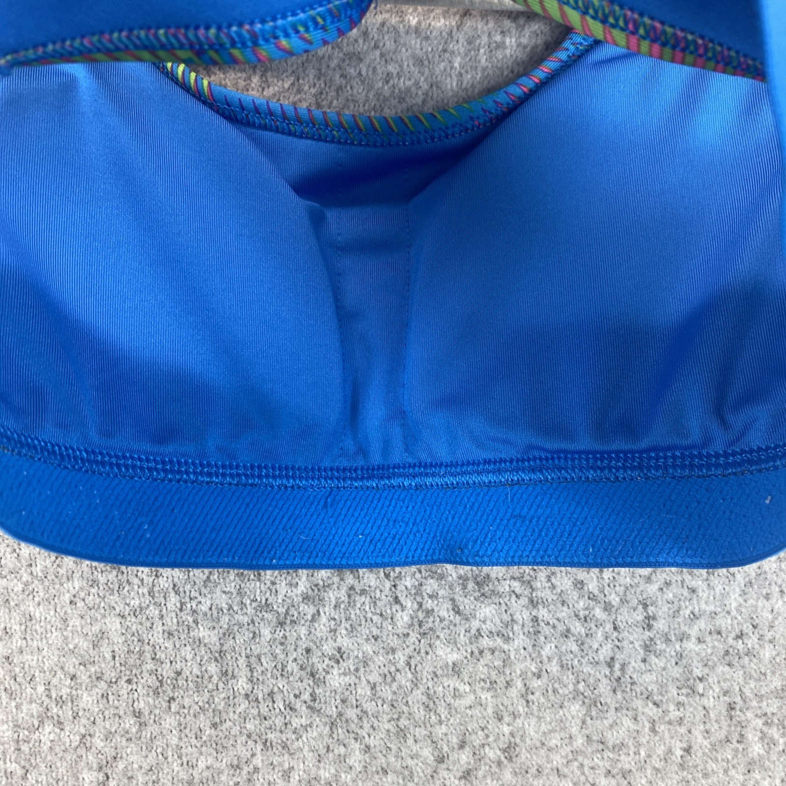 Nike Pro Colorful Sports Bra XS Athletic Racerback Rainbow Training Gym