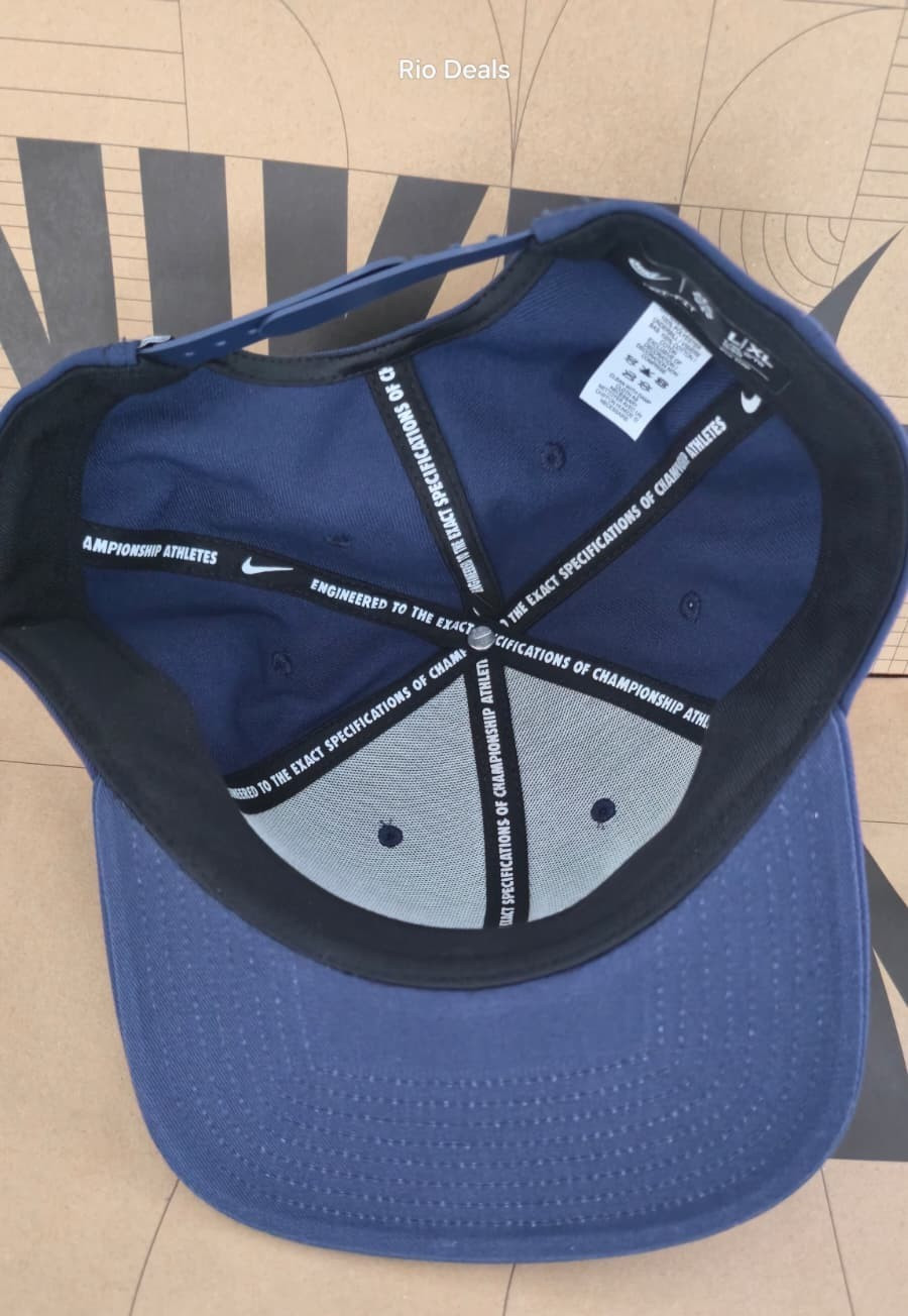 Nike Dri-FIT Pro Cap Structured Futura Unisex Hat Navy Size M/L L/XL FZ3630-410