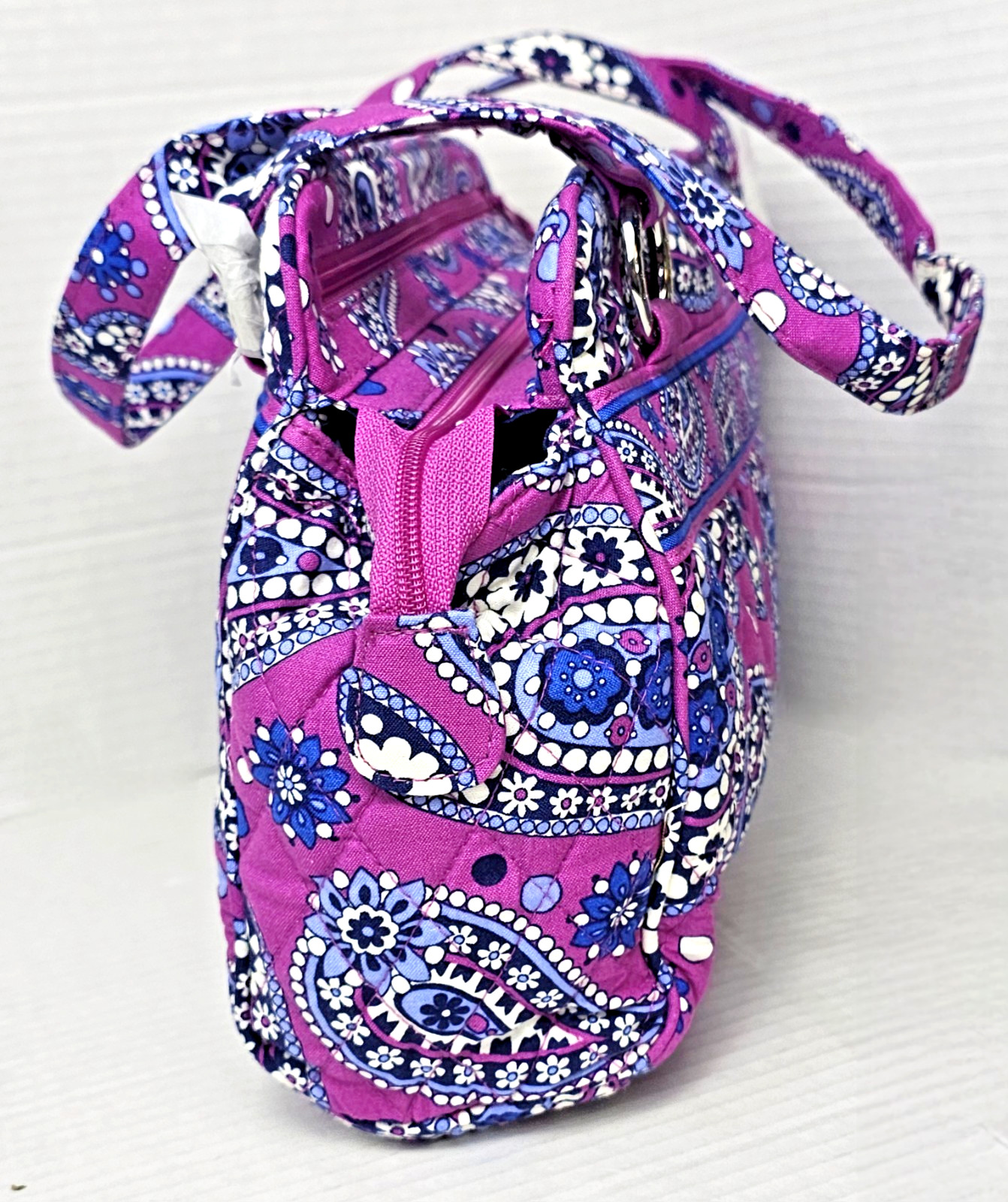 Vera Bradley Whitney Shoulder Bag in Cotton Boysenberry