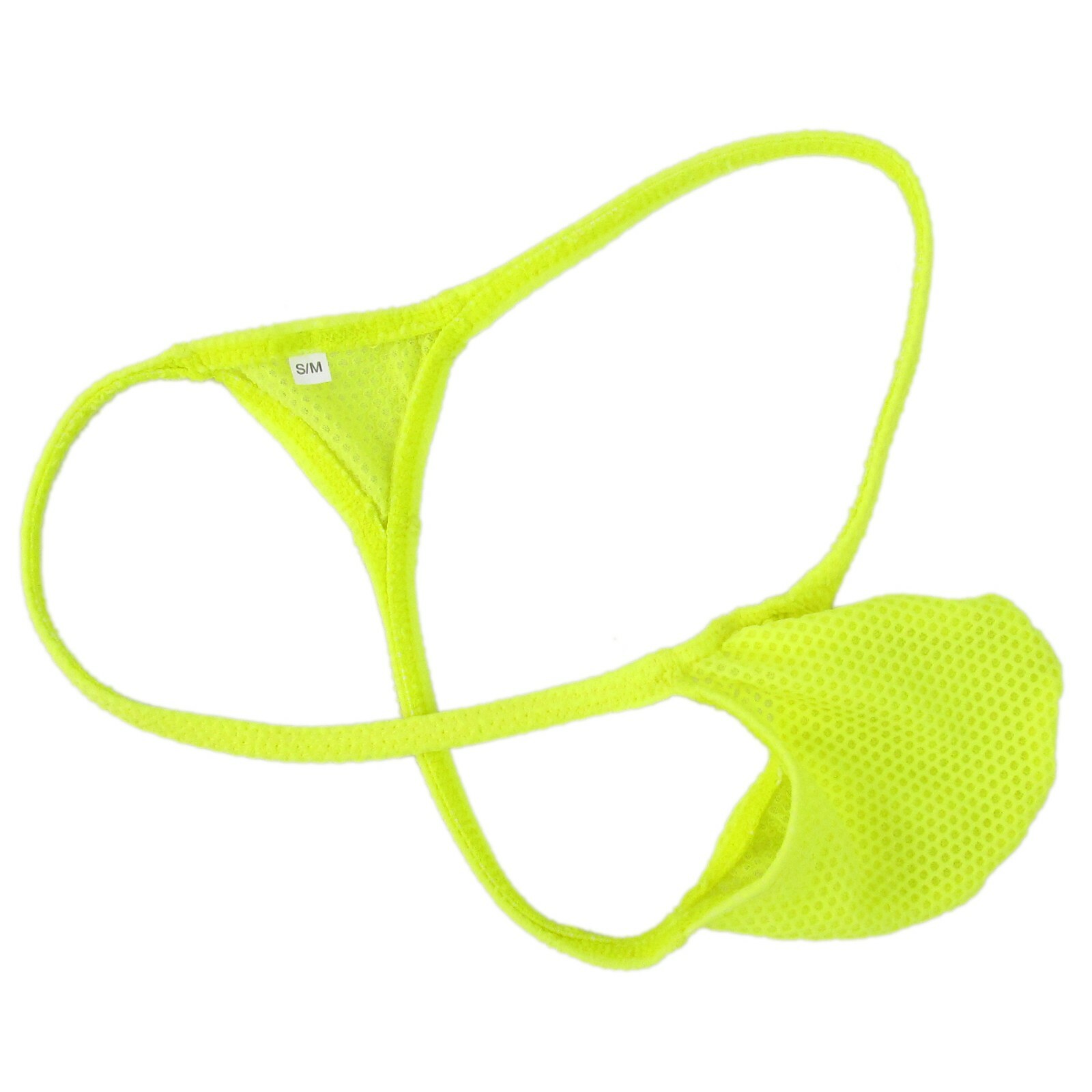 K403 D Mens Grape Smugglers String Thong Bulge Contoured Pouch Bubble Mesh Net